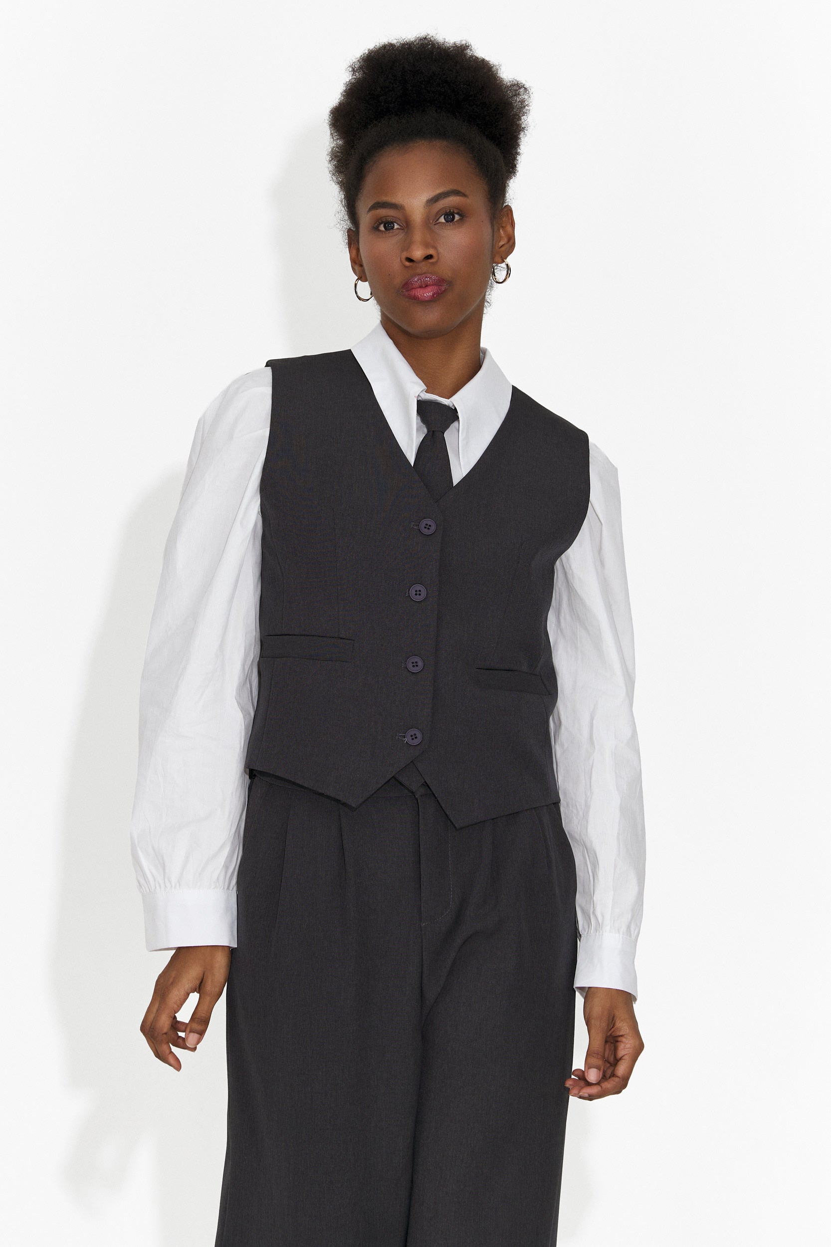 Completo Meldora 4 pezzi: pantaloni + gilet + giacca + cravatta