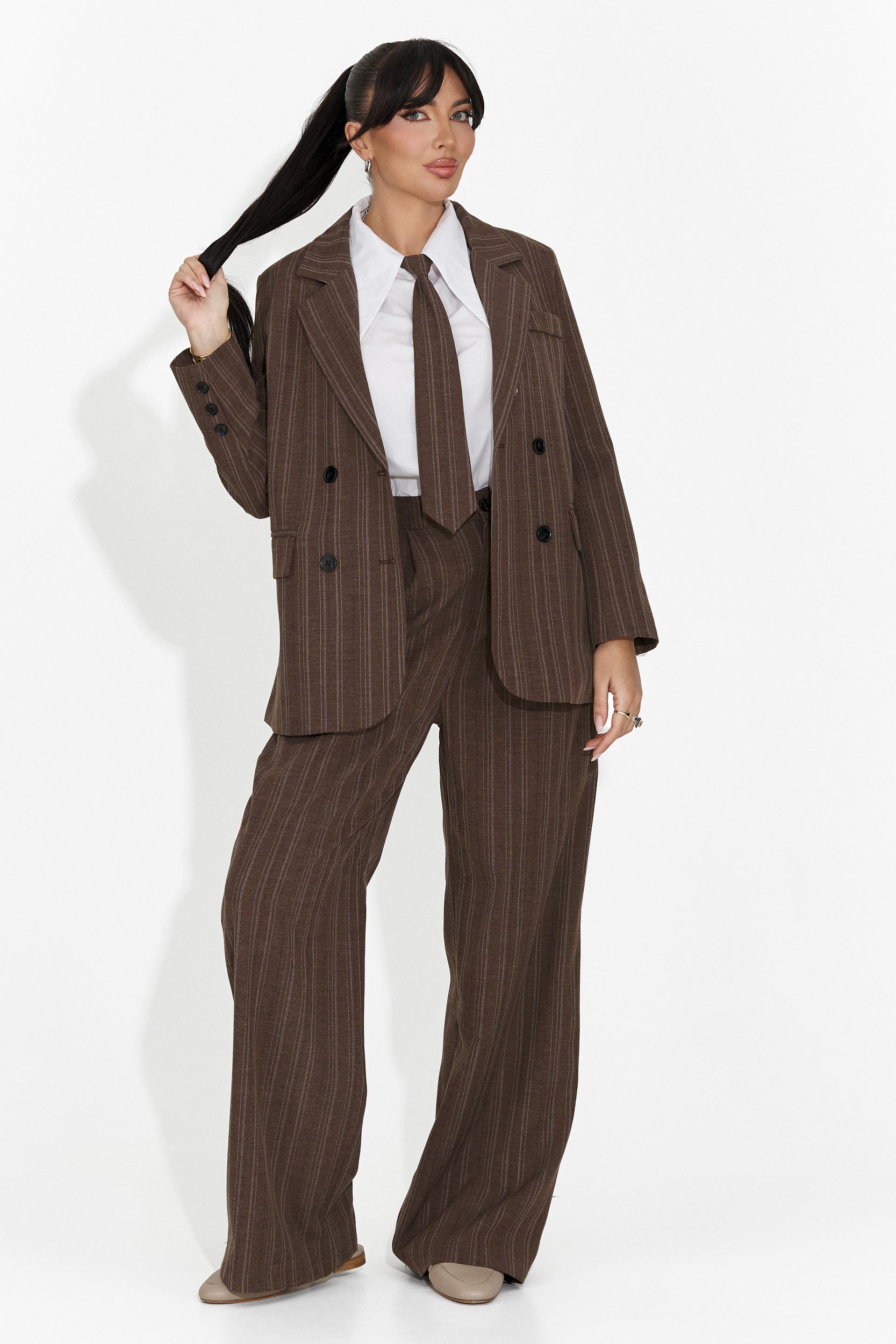 Anhelica B Completo da Donna 3 Pezzi - Giacca + Pantaloni + Cra