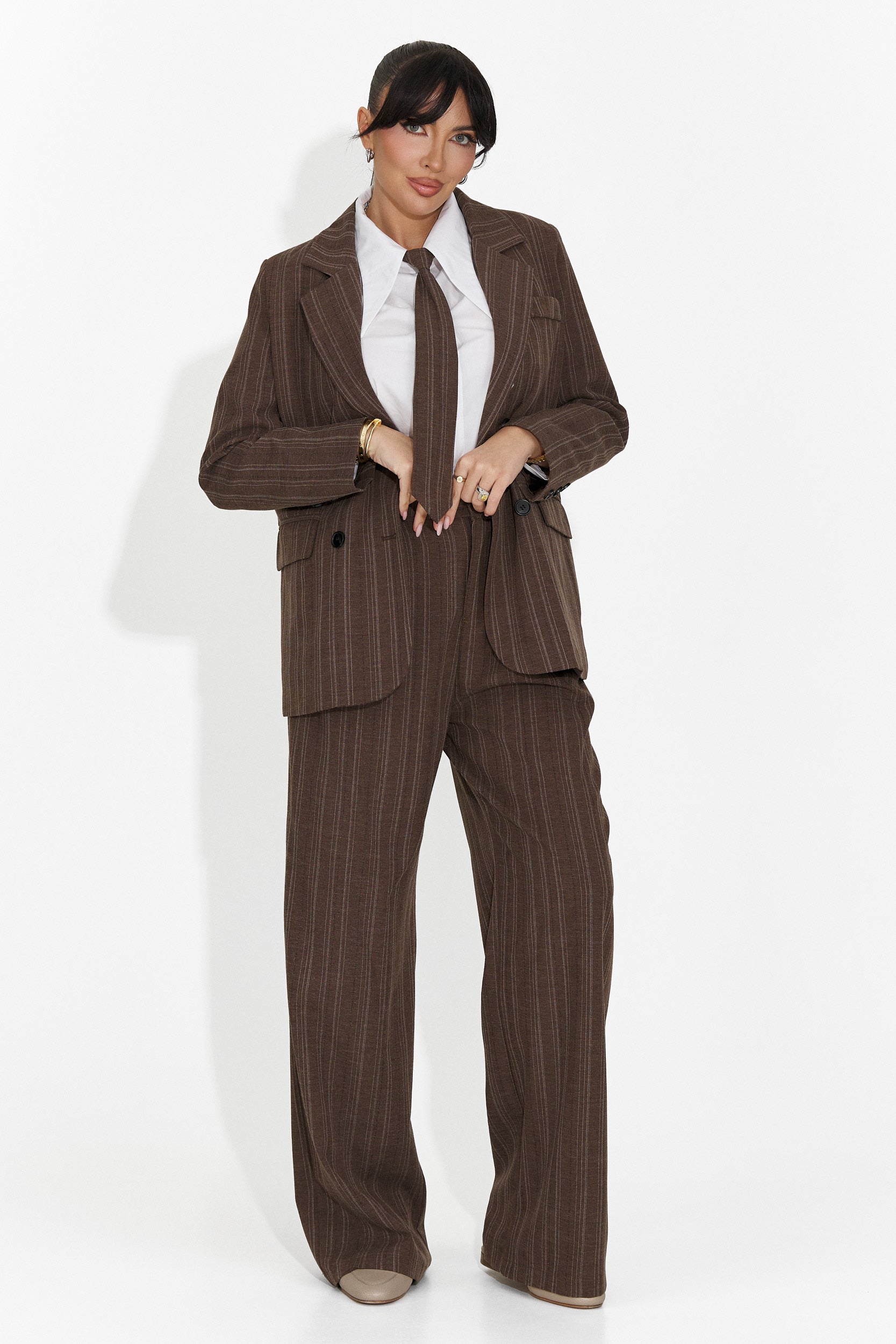 Anhelica B Completo da Donna 3 Pezzi - Giacca + Pantaloni + Cra