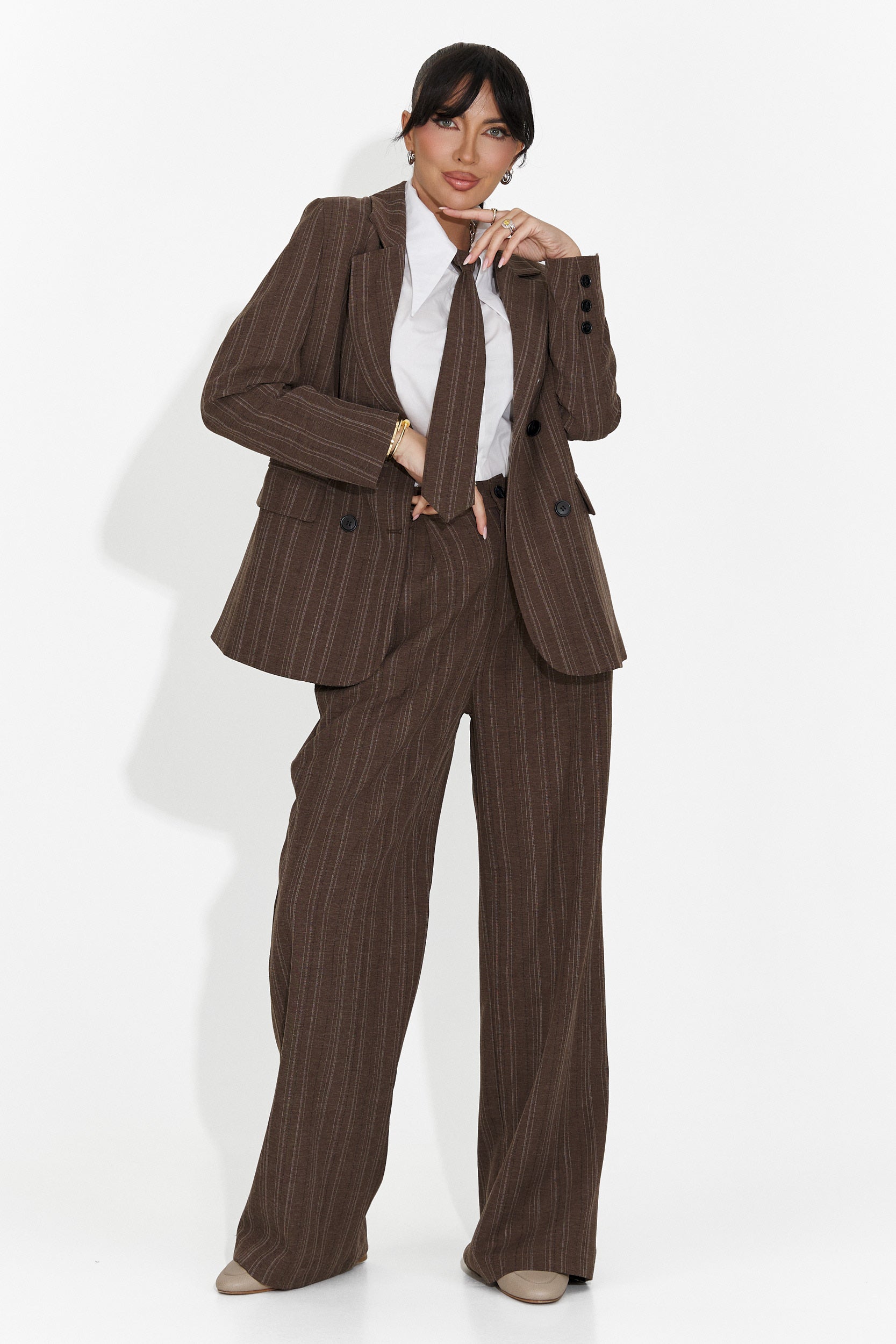 Anhelica B Completo da Donna 3 Pezzi - Giacca + Pantaloni + Cra