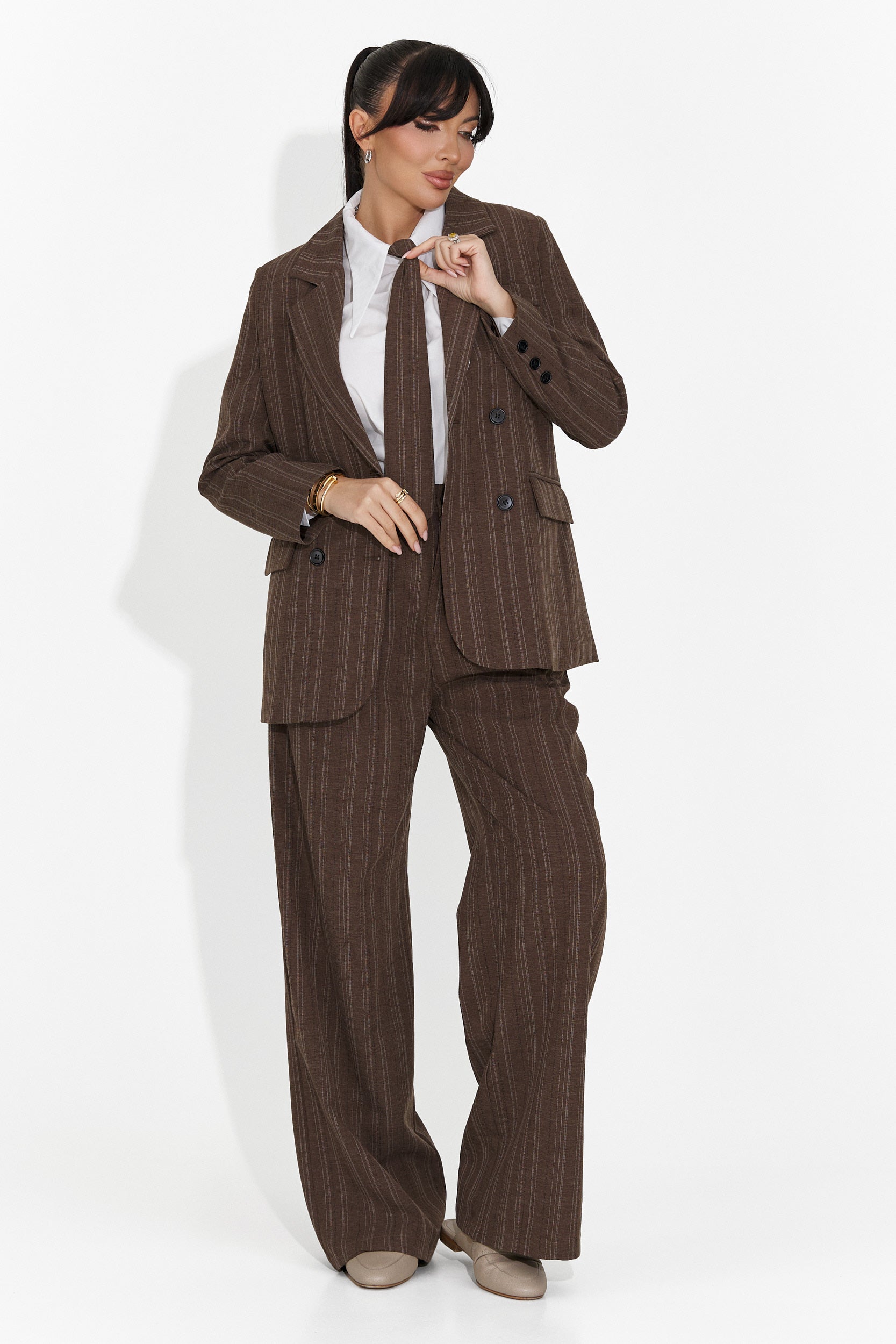 Anhelica B Completo da Donna 3 Pezzi - Giacca + Pantaloni + Cra
