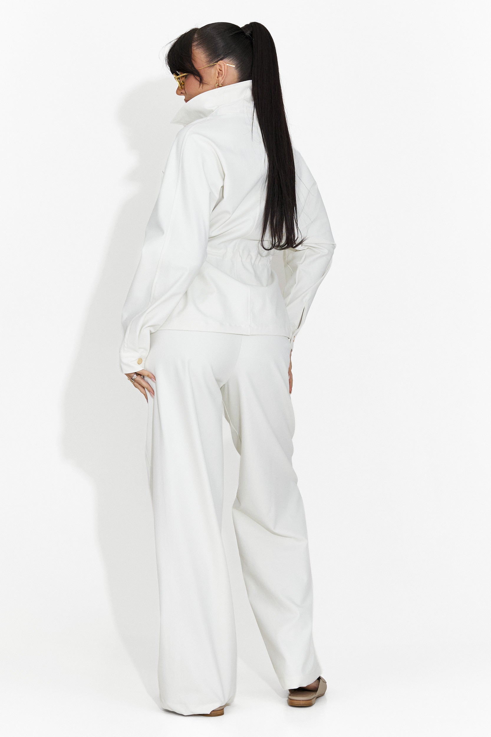 Elegante tailleur bianco da donna Elenya Bogas