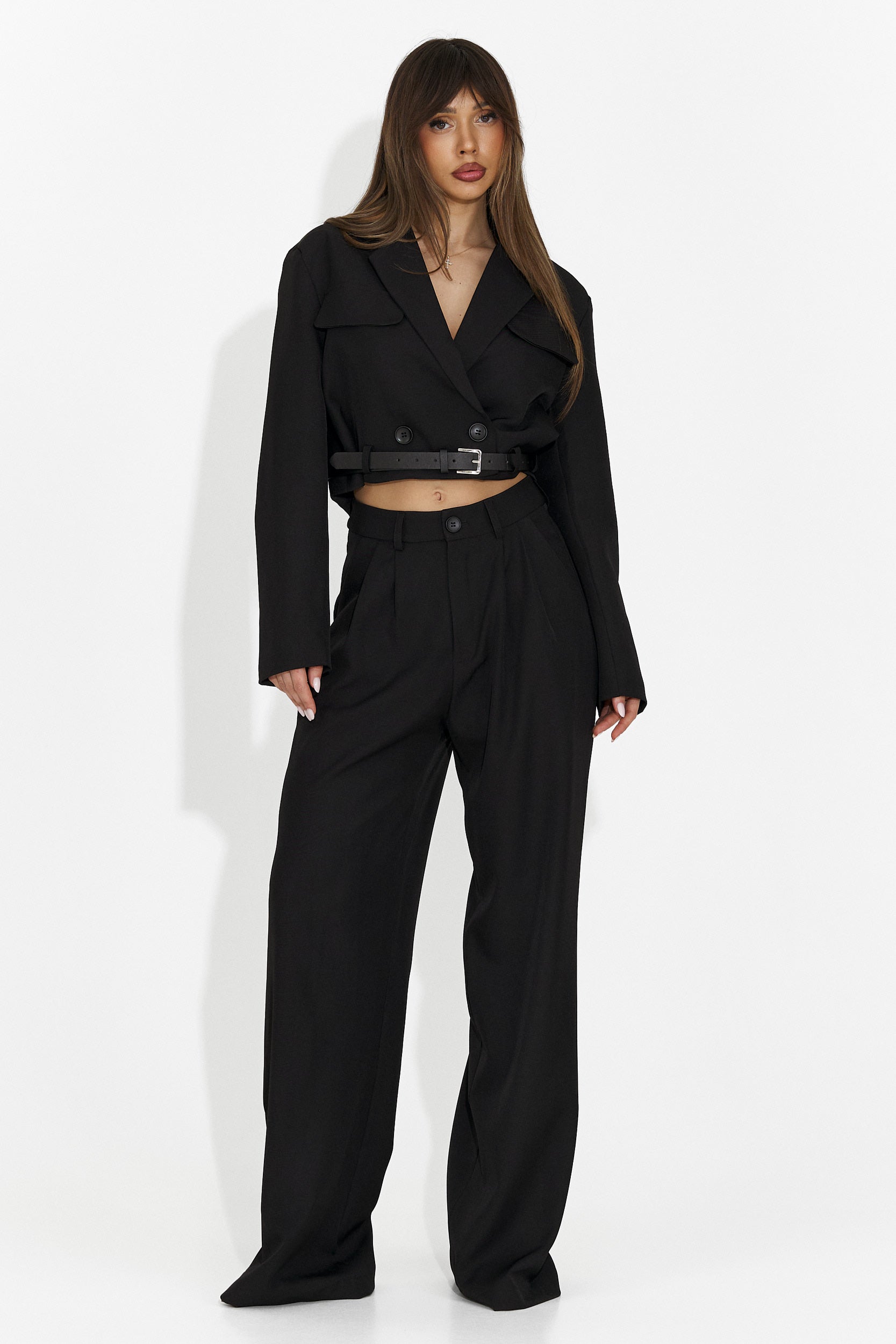 Elegante tailleur nero da donna Esmara Bogas