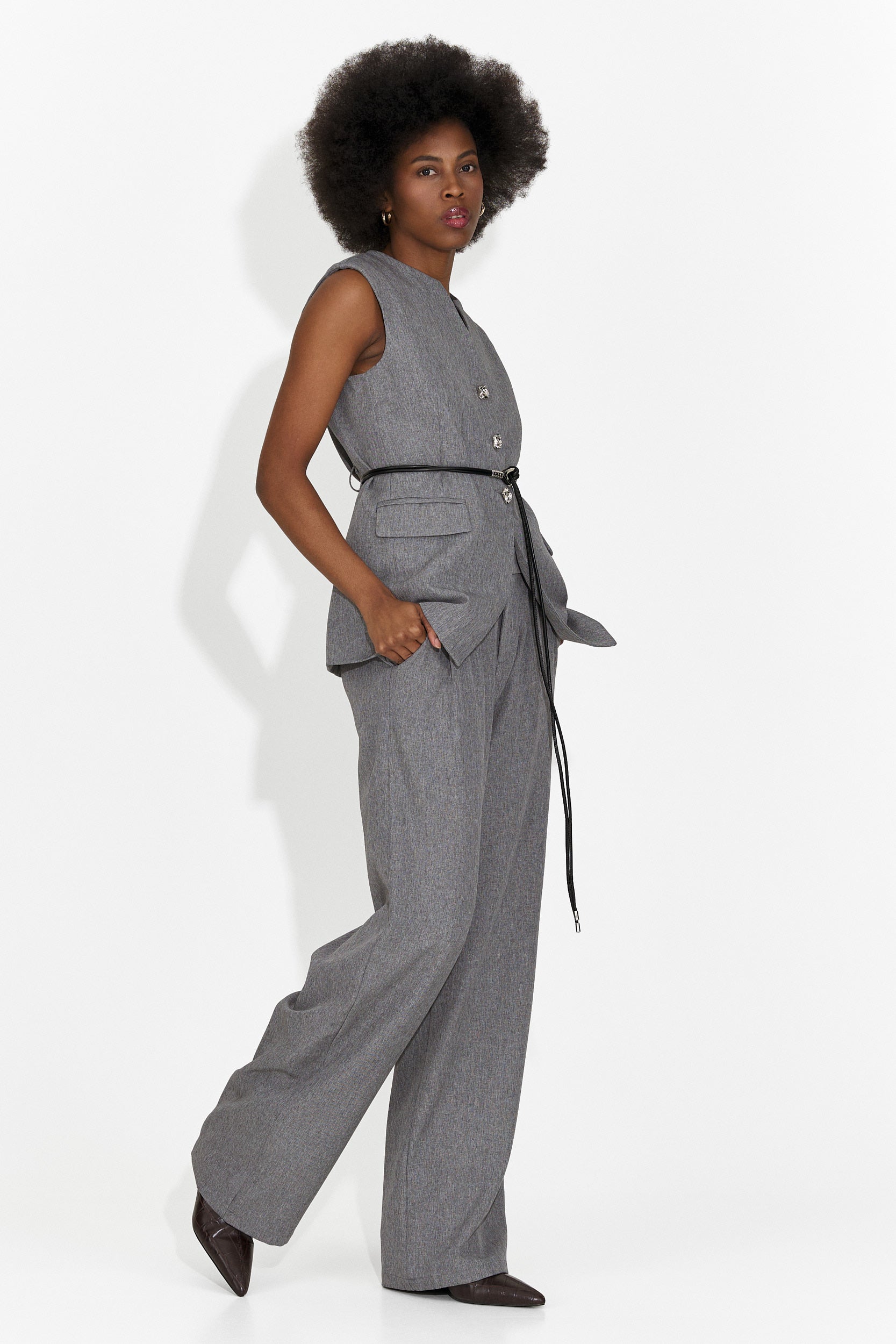 Gilet da Donna Avilma Bogas + Pantaloni Grigi