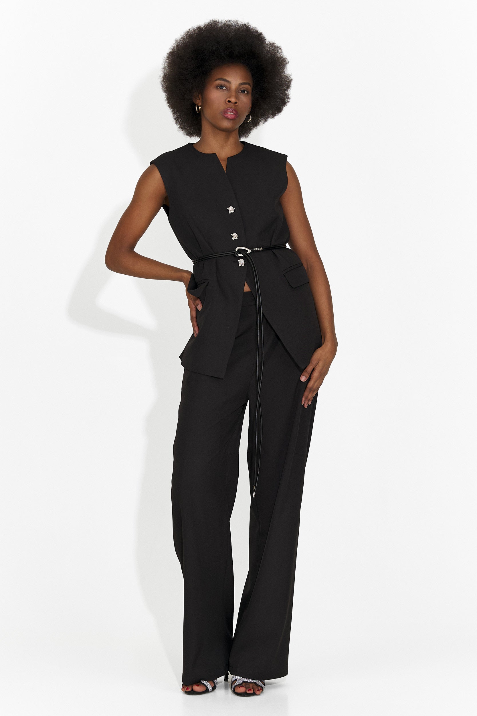 Gilet da Donna Avilma Bogas + Pantaloni Neri