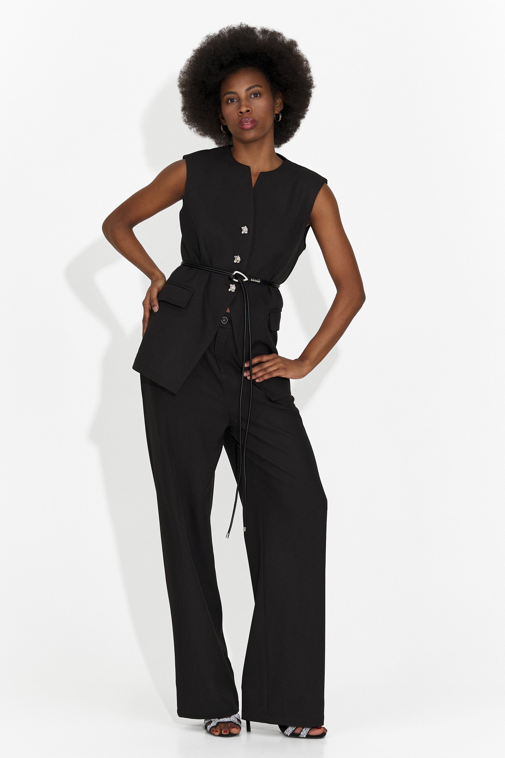 Gilet da Donna Avilma Bogas + Pantaloni Neri