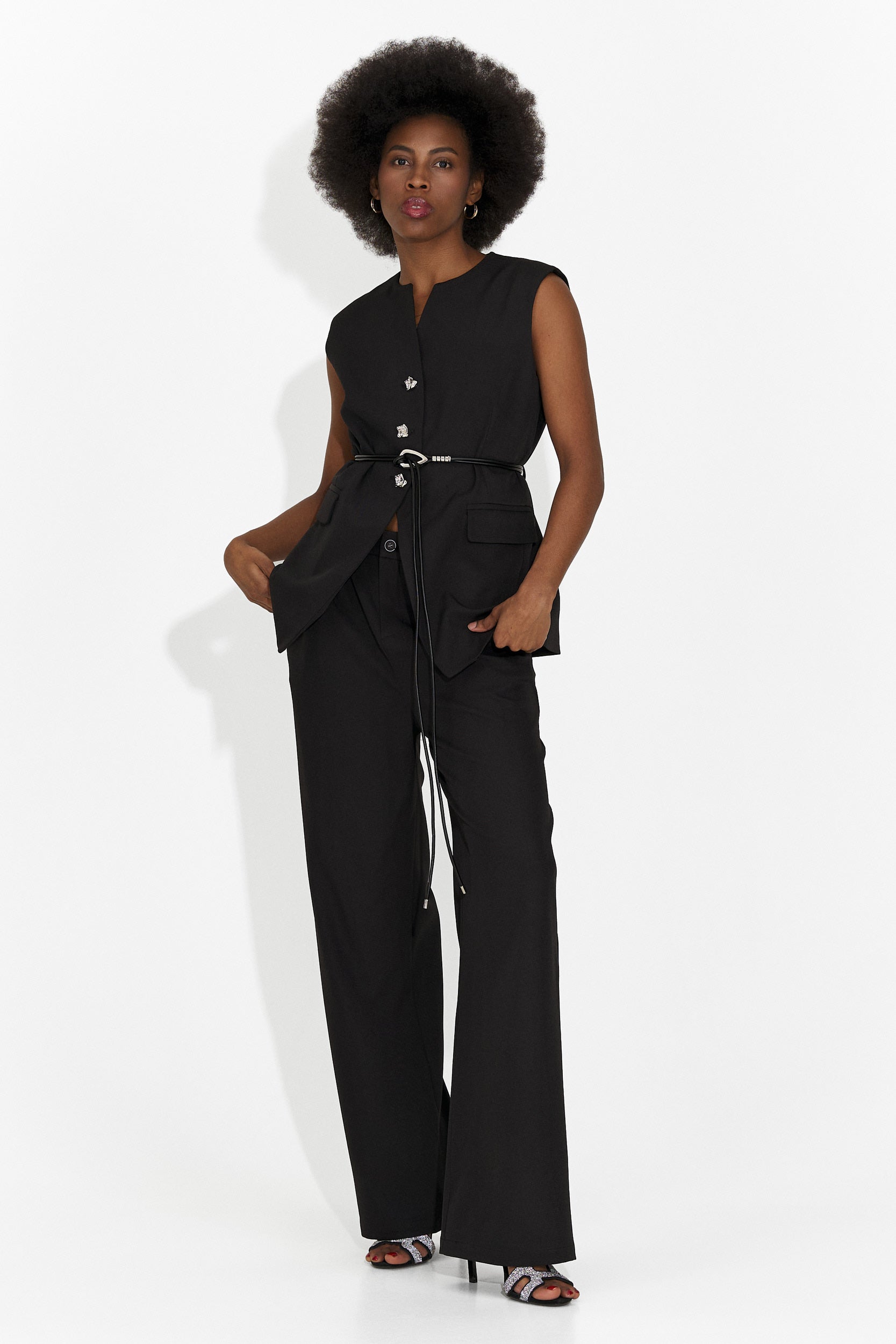 Gilet da Donna Avilma Bogas + Pantaloni Neri