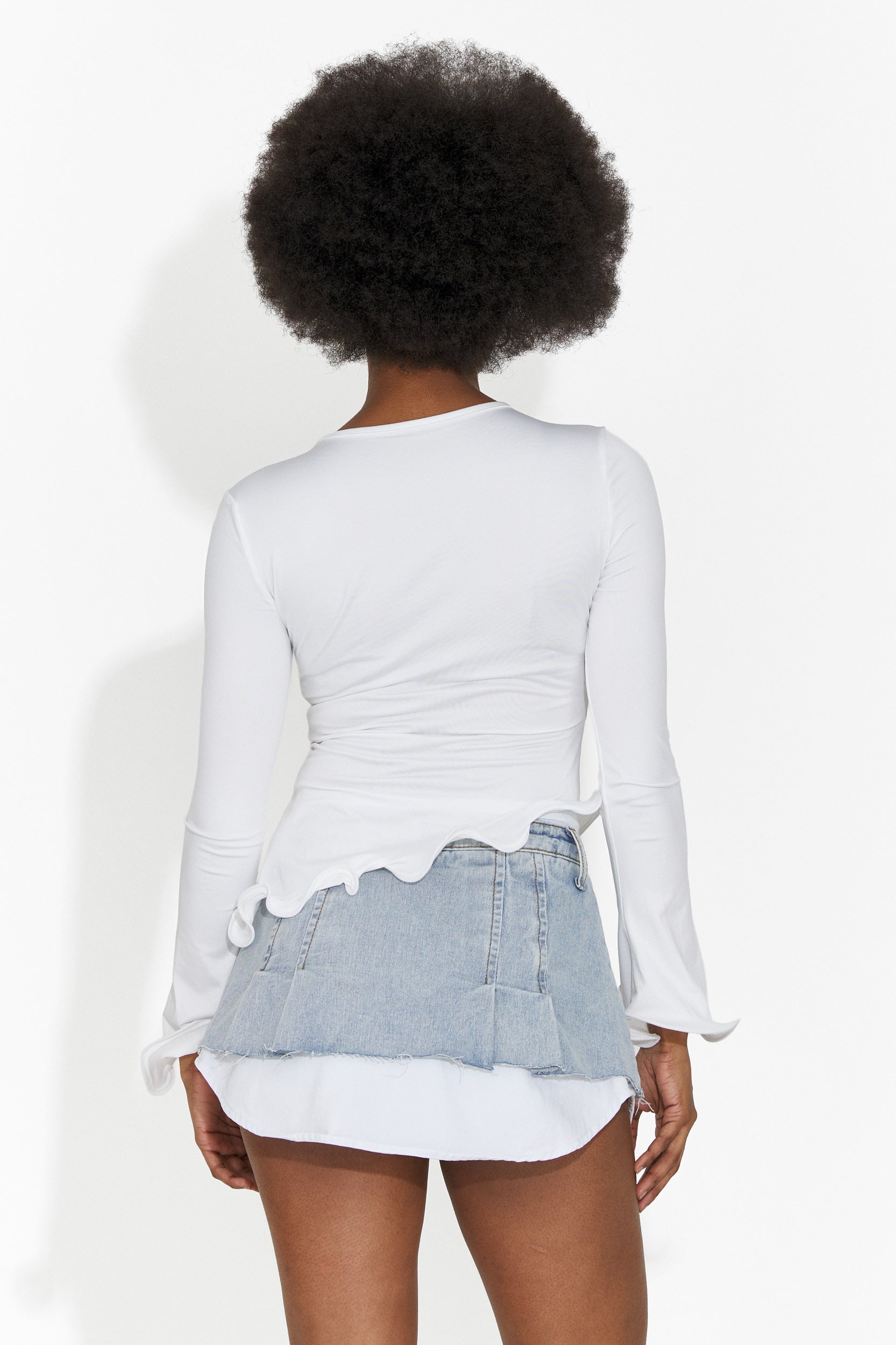 Gonna blu casual per donne di Iustina Bogas