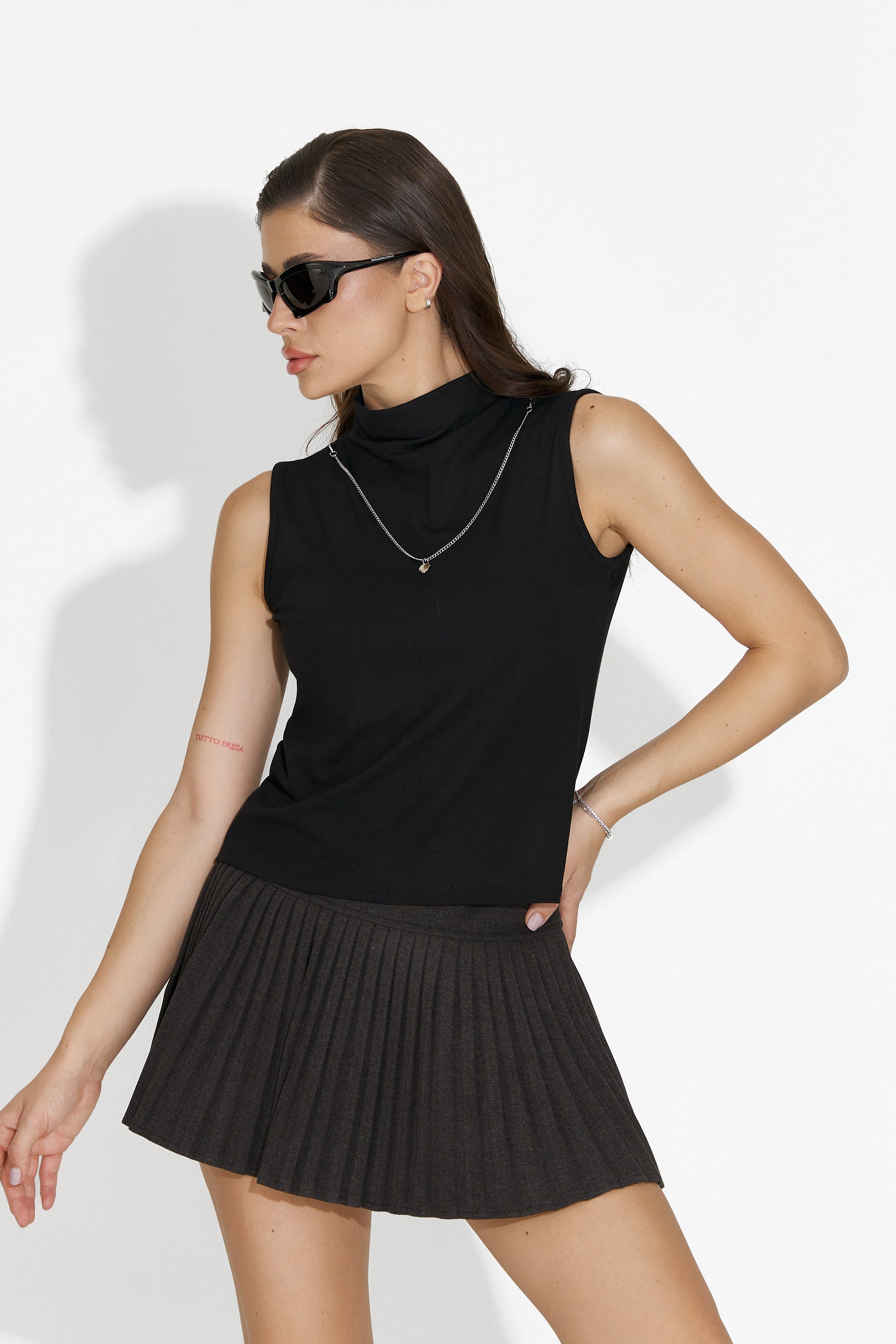 Gonna Casual Grigia da Donna Nivara Bogas