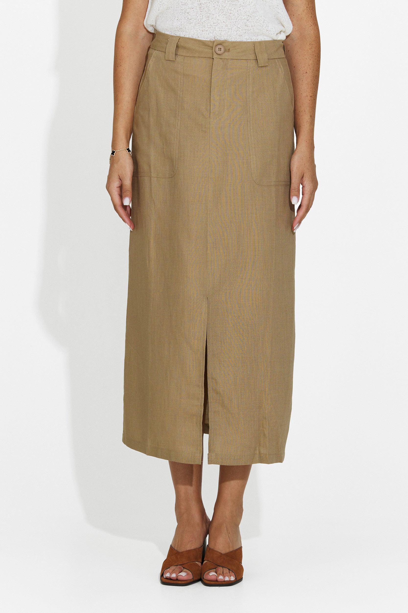 Gonna casual da donna marrone Olinpia Bogas