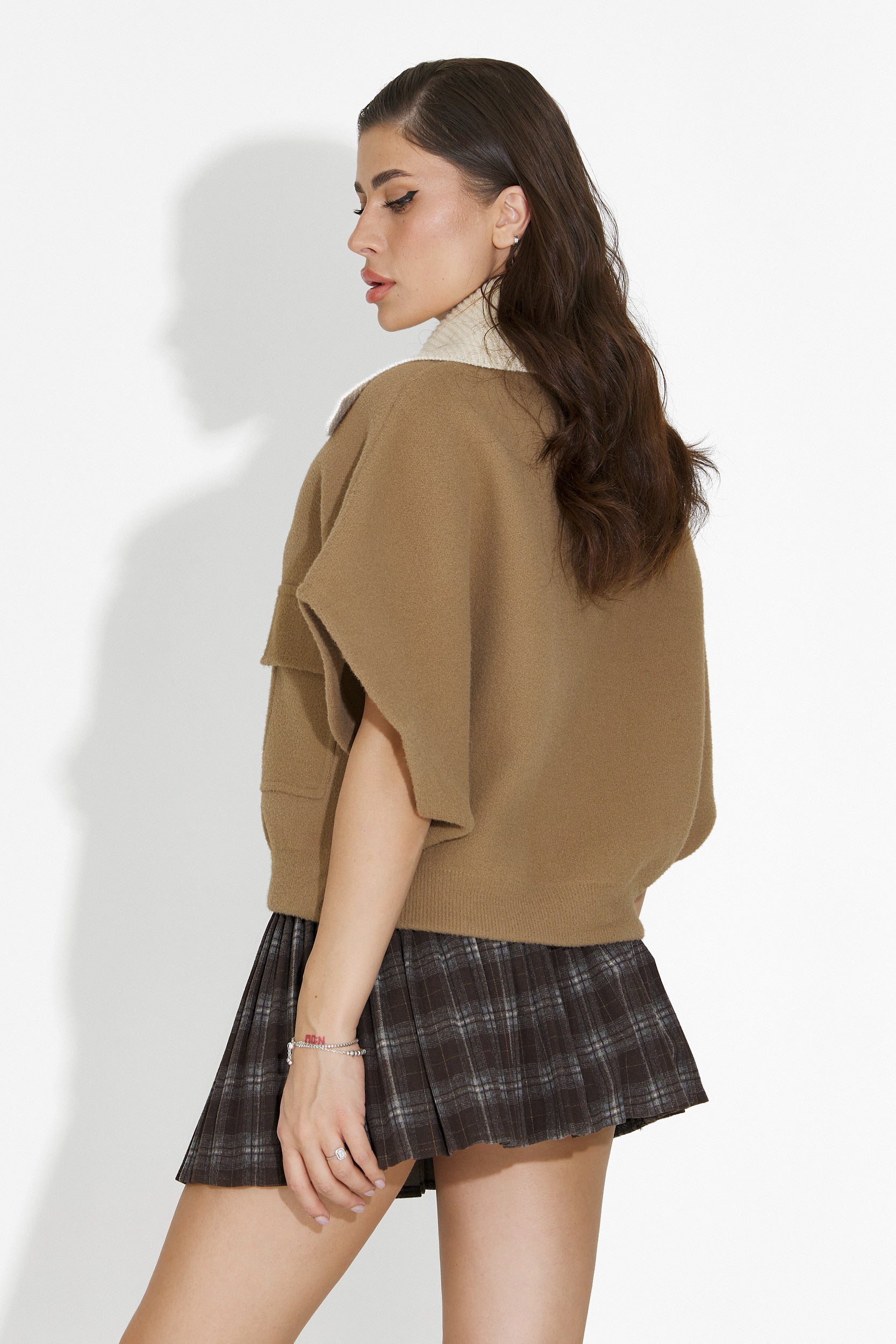 Gonna Casual Marrone Selvaris Bogas per Donne