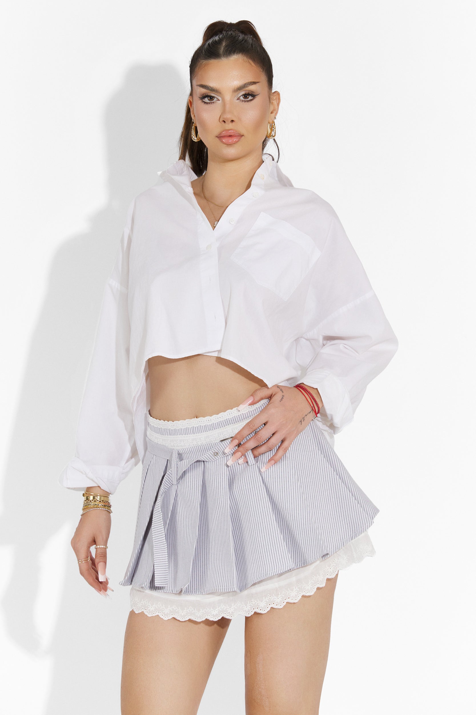 Gonna casual nera Boat Bogas per donna