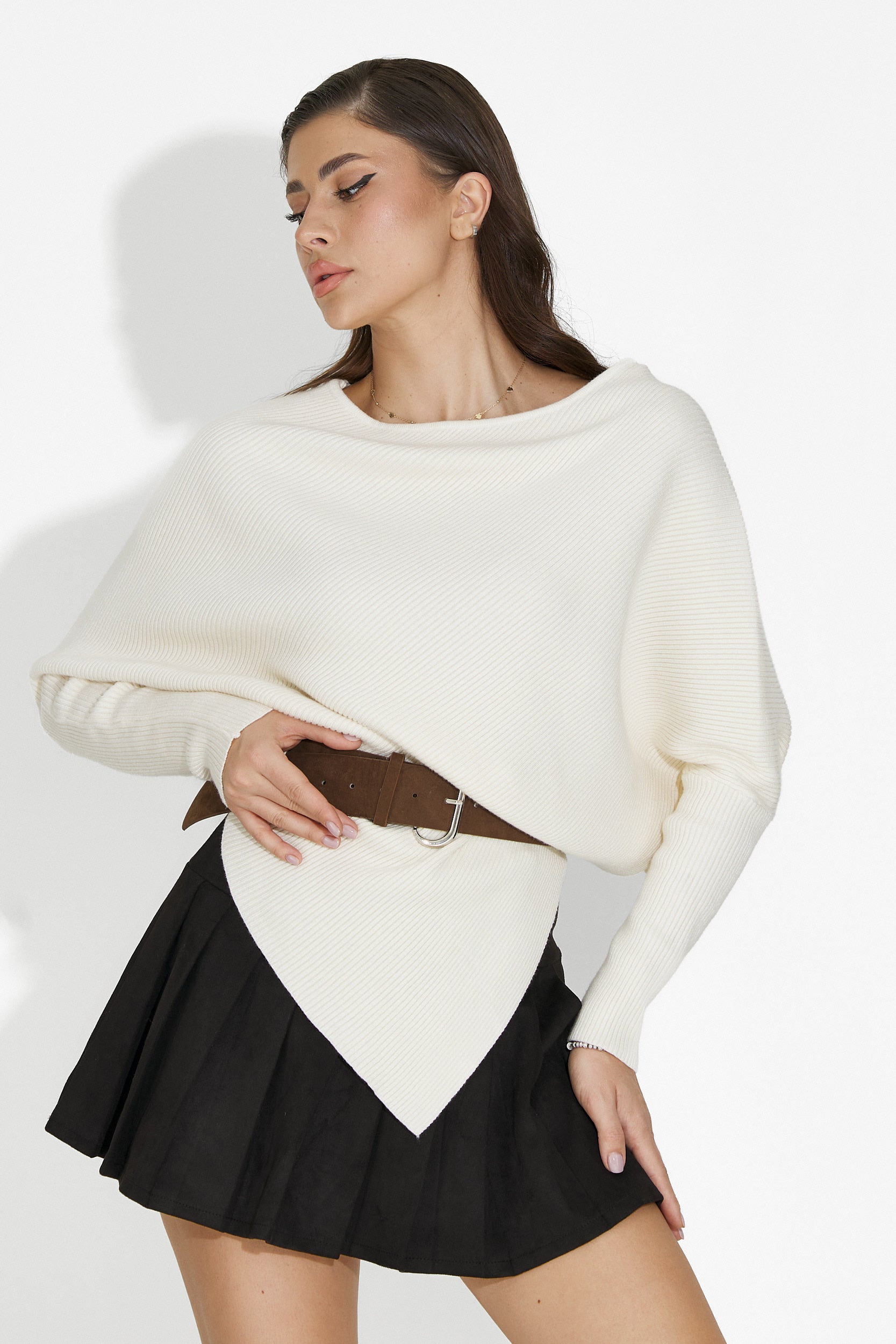 Gonna Casual Nera Mavira Bogas per Donne