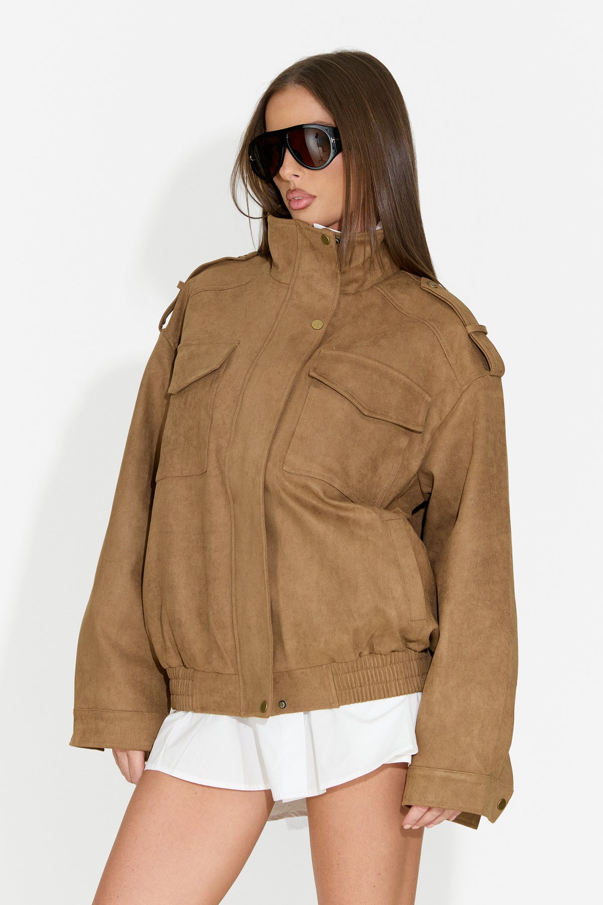 Giacca casual da donna beige Renoya Bogas