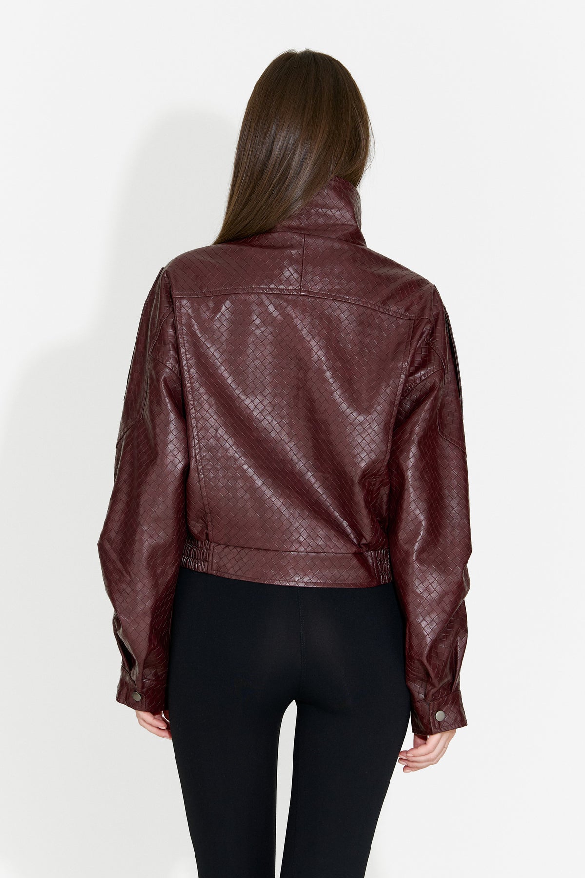 Giacca casual da donna bordeaux Gruroyena Bogas