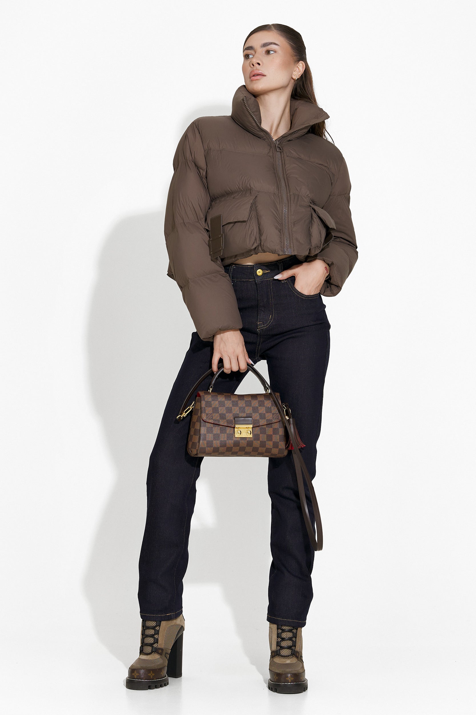 Giacca casual marrone da donna Zeyla Bogas