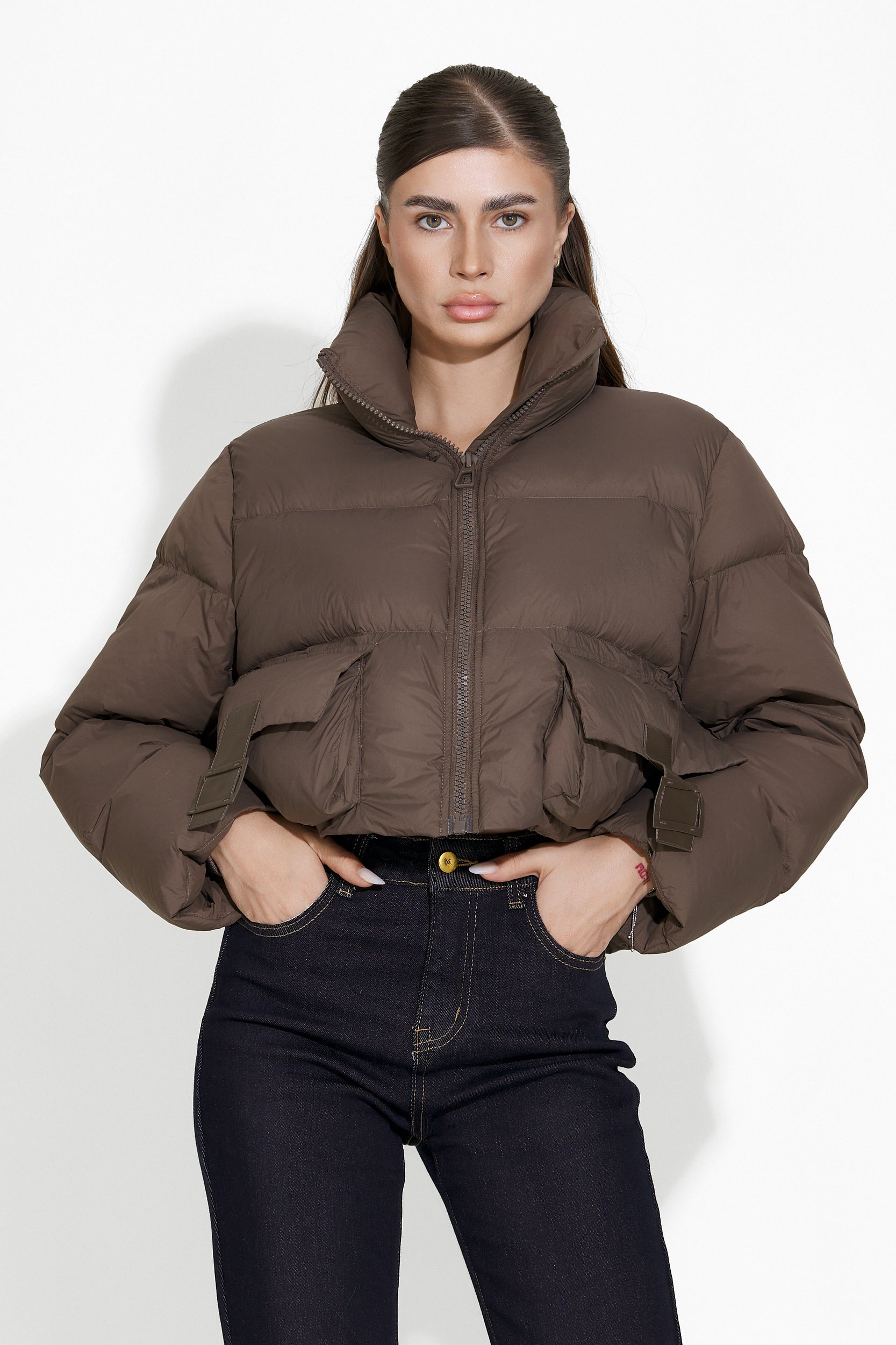 Giacca casual marrone da donna Zeyla Bogas