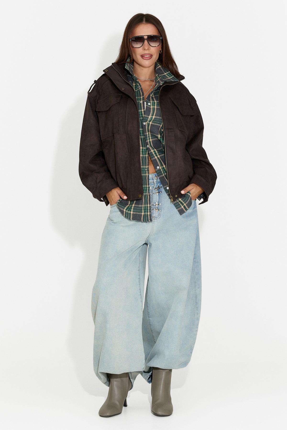 Giacca casual da donna nera Renoya Bogas