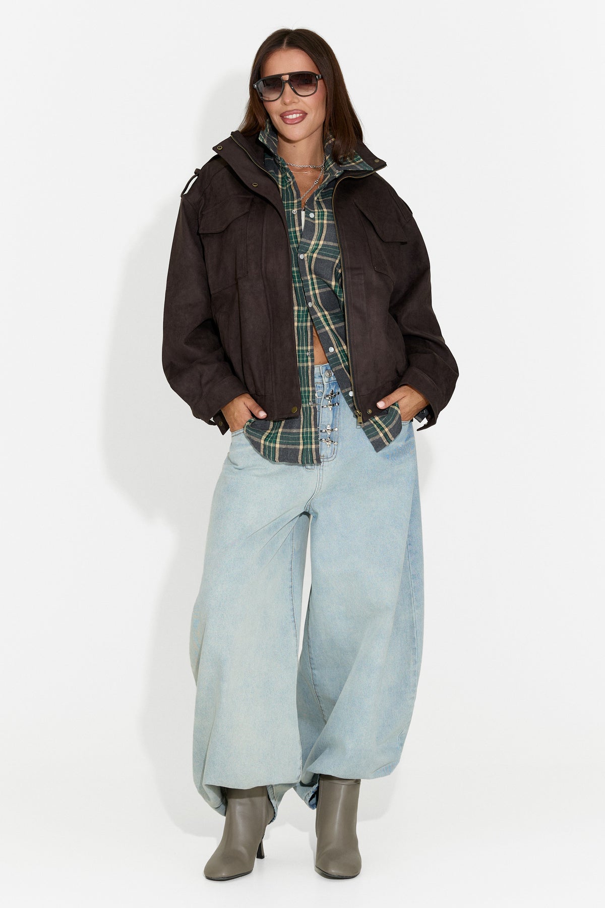 Giacca casual da donna nera Renoya Bogas