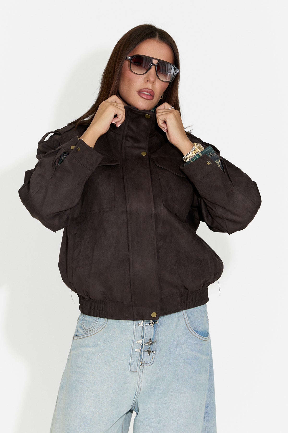 Giacca casual da donna nera Renoya Bogas