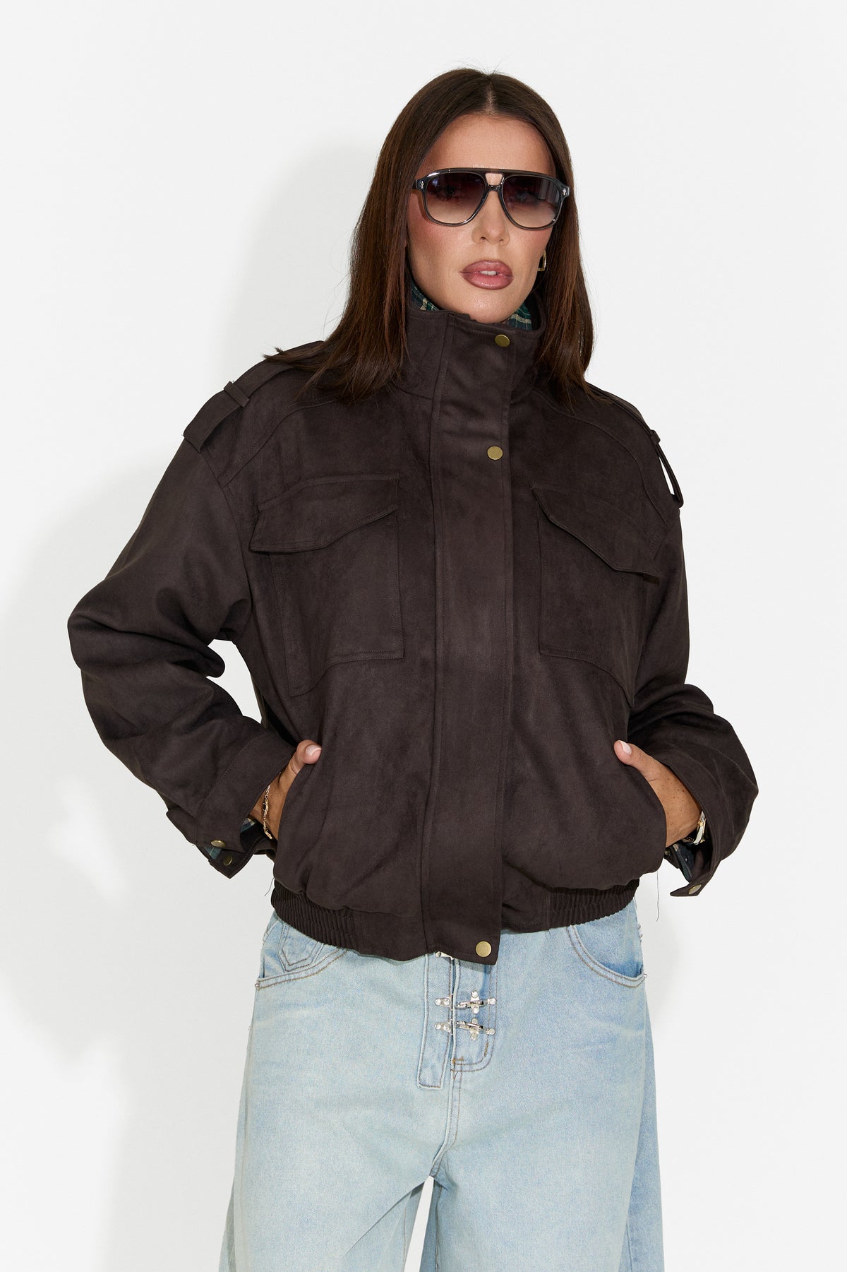 Giacca casual da donna nera Renoya Bogas