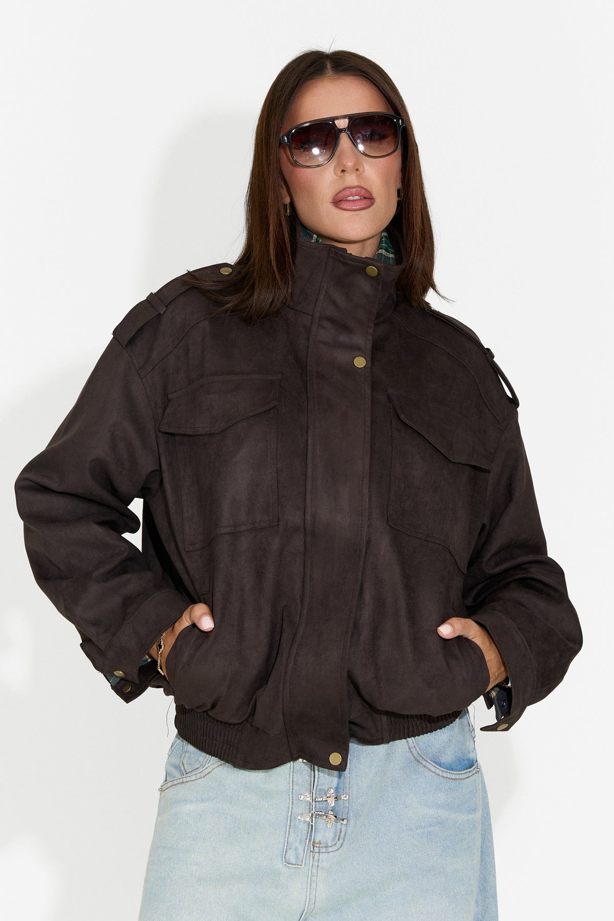Giacca casual da donna nera Renoya Bogas