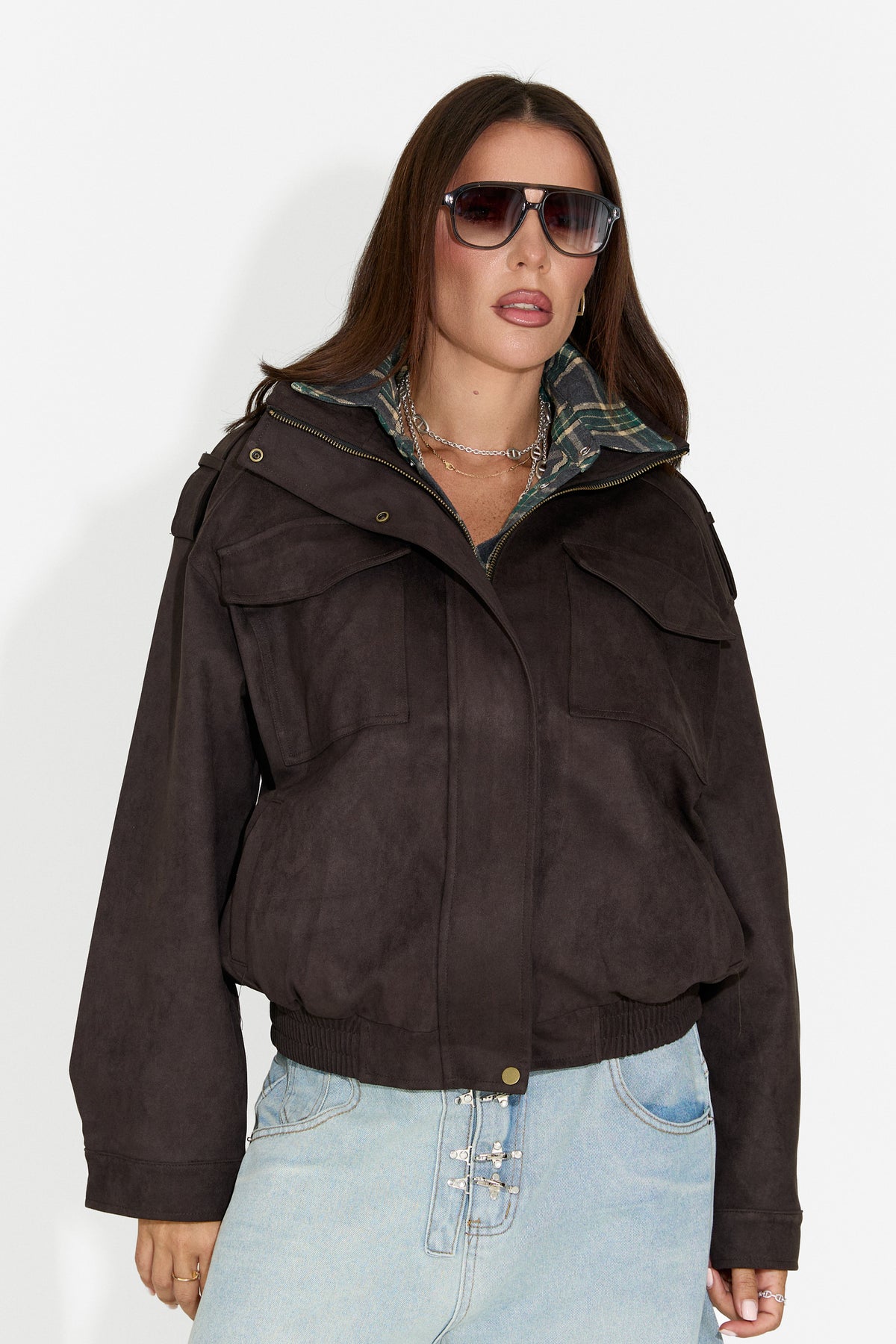 Giacca casual da donna nera Renoya Bogas