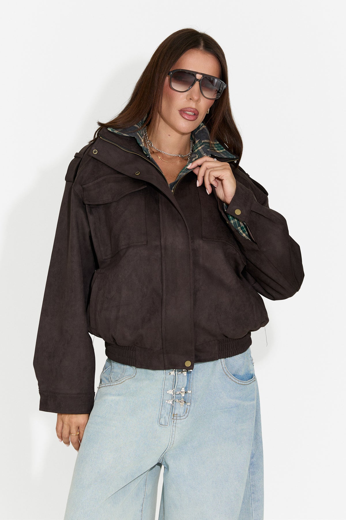Giacca casual da donna nera Renoya Bogas