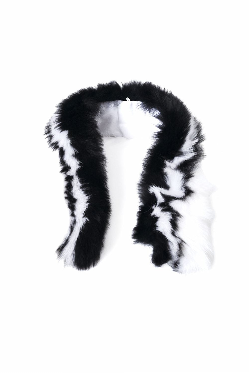 Collana di perle con pelliccia naturale bianca Fezilia Bogas