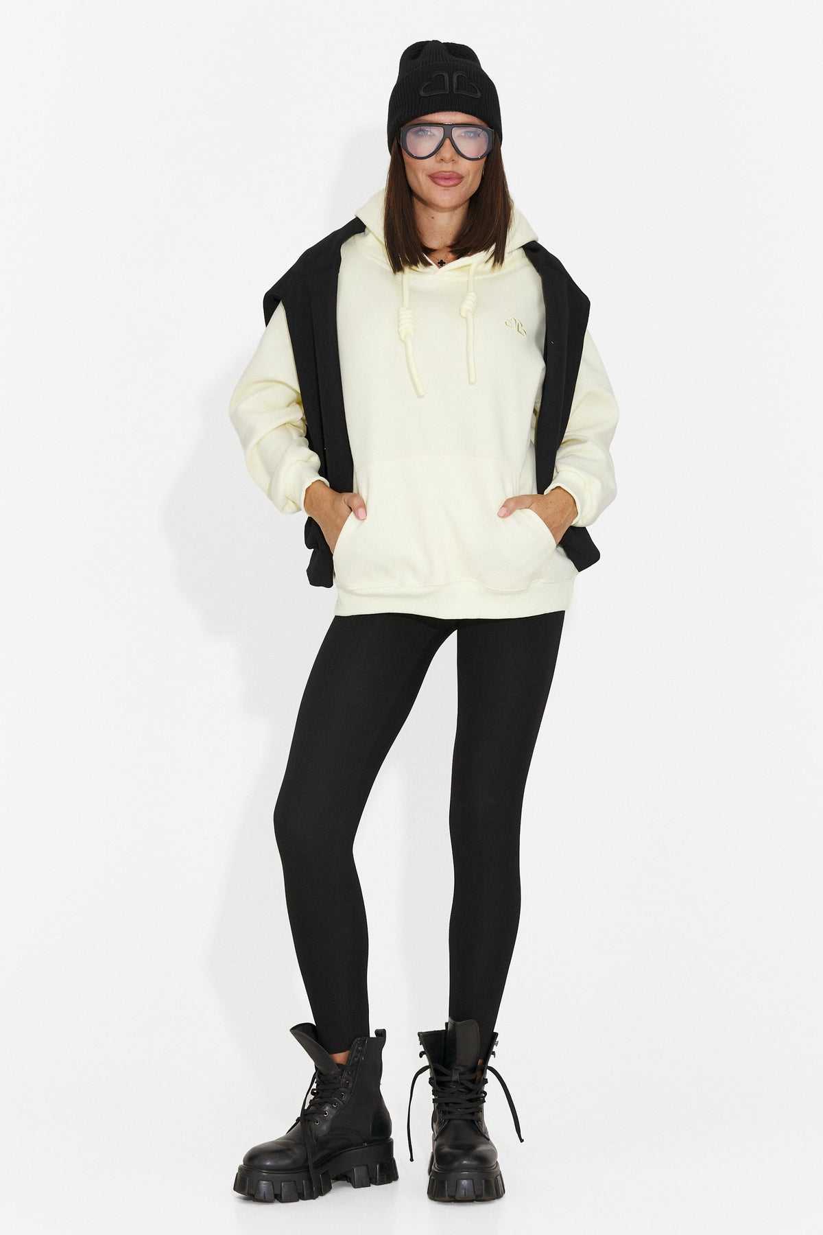 Hanorac casual galben Ciratonia Bogas