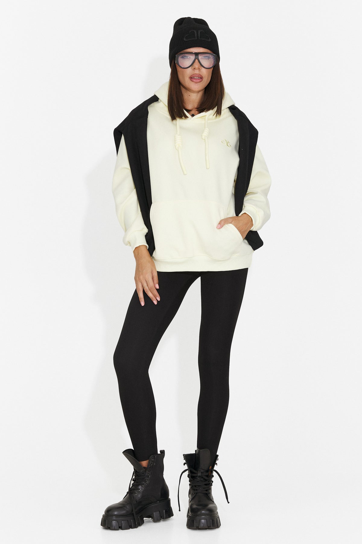 Hanorac casual galben Ciratonia Bogas