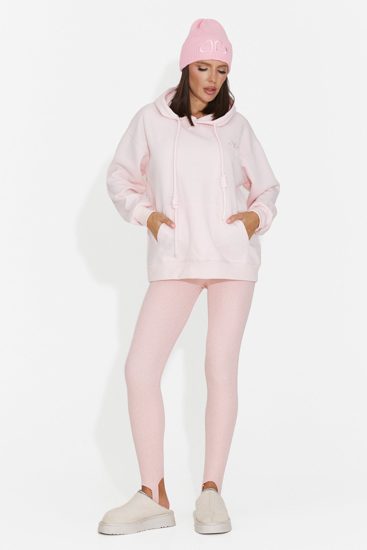 Hanorac casual roz Ciratonia Bogas