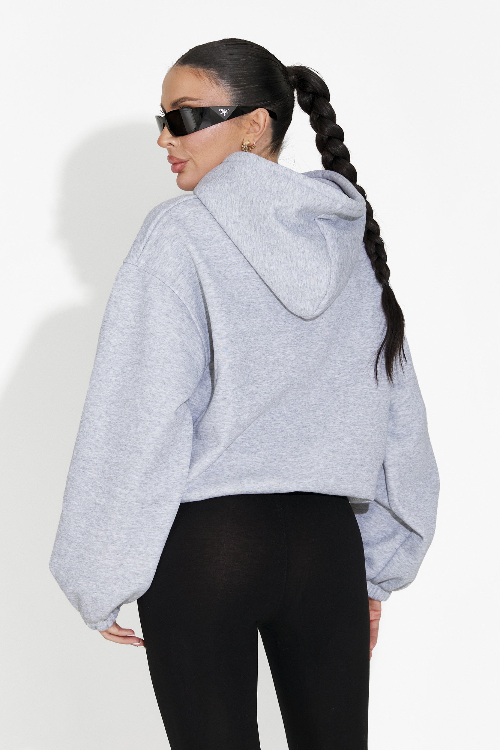 Felpa Casual Grigia da Donna Rinalis Bogas