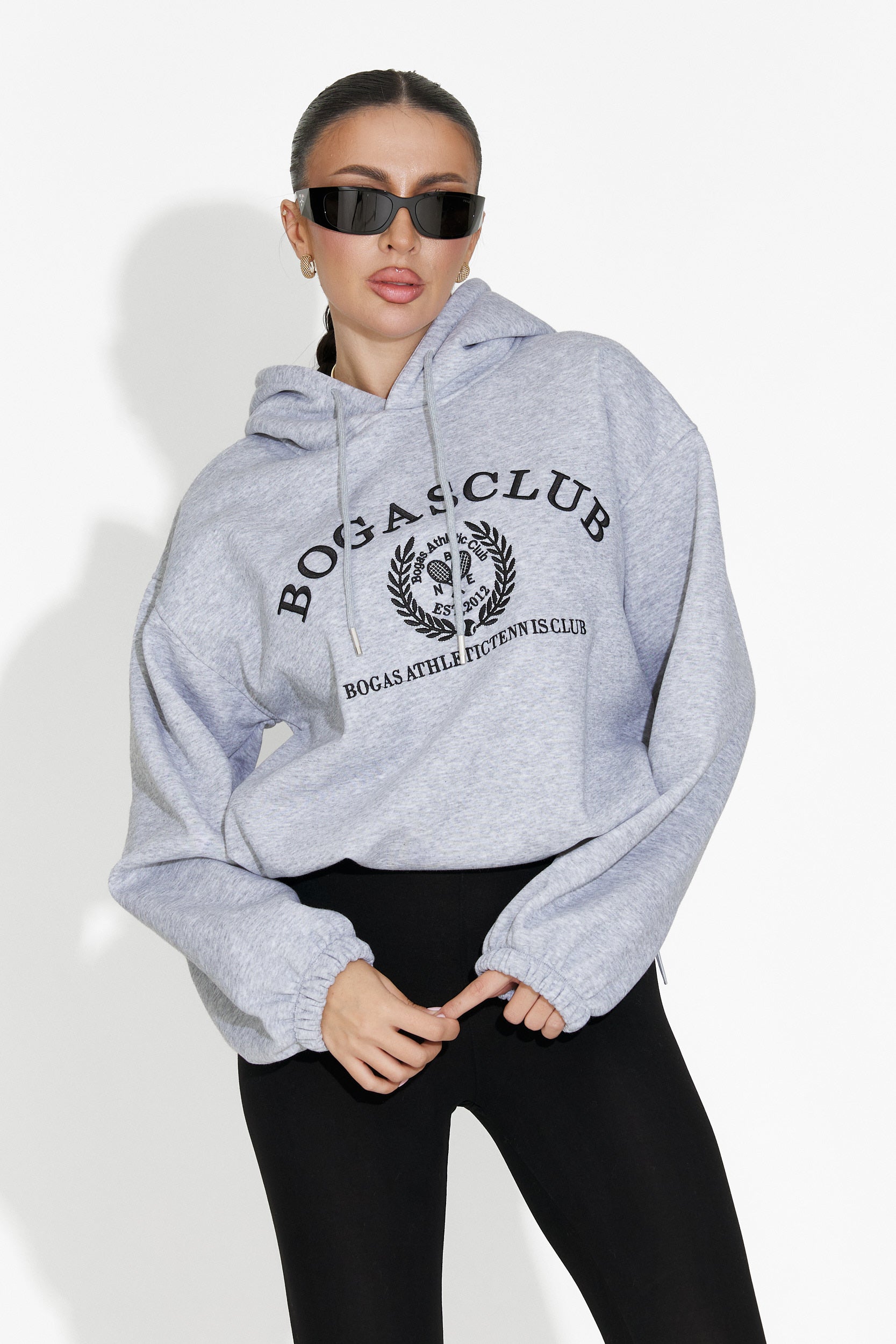 Felpa Casual Grigia da Donna Rinalis Bogas