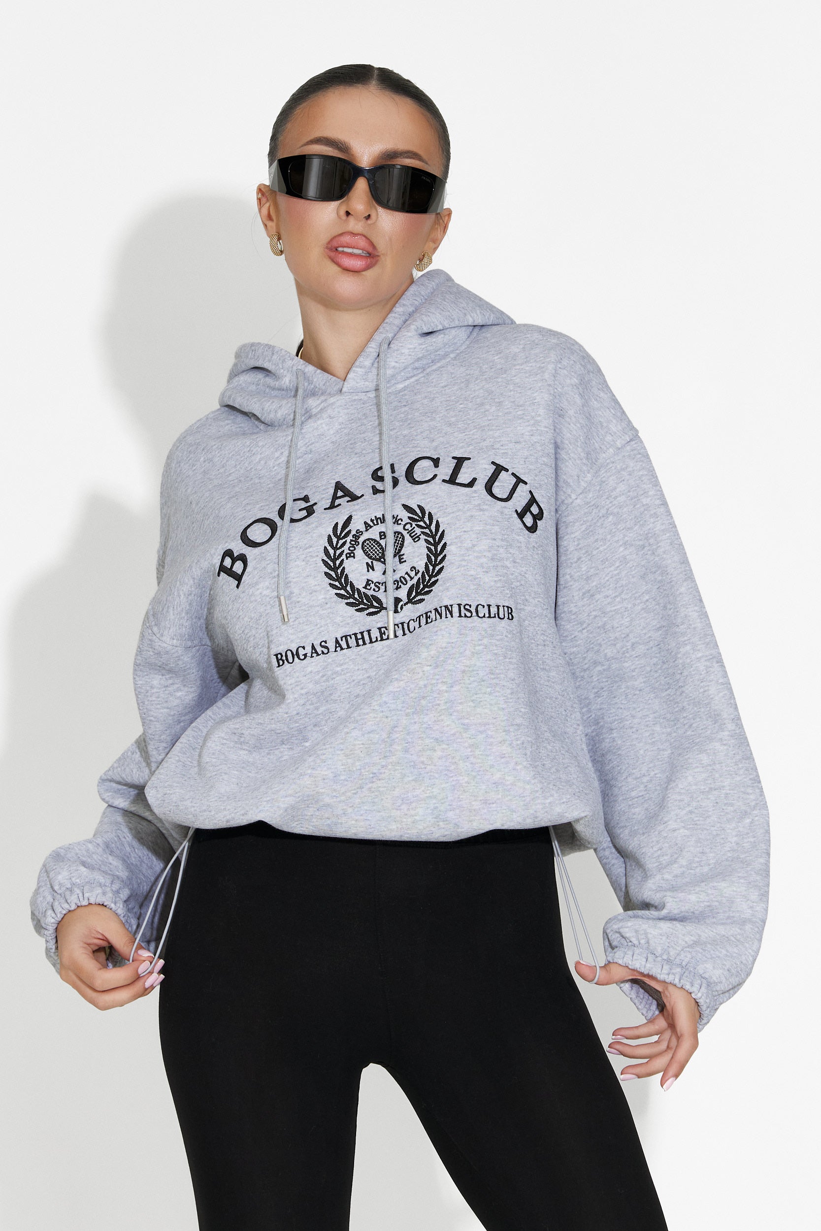 Felpa Casual Grigia da Donna Rinalis Bogas