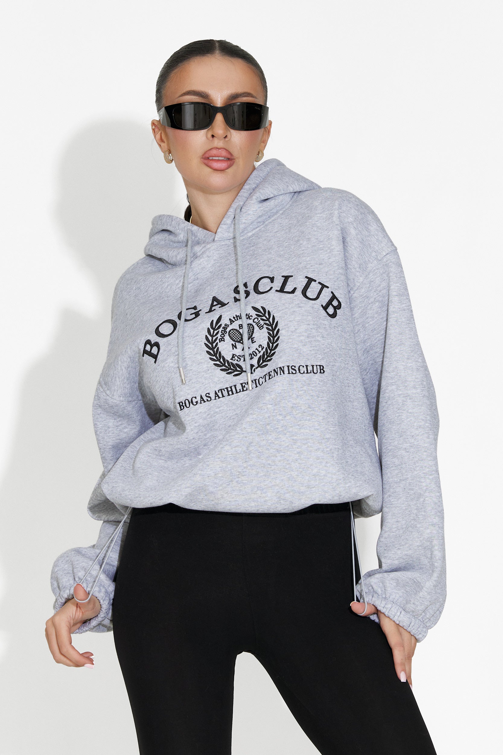 Felpa Casual Grigia da Donna Rinalis Bogas