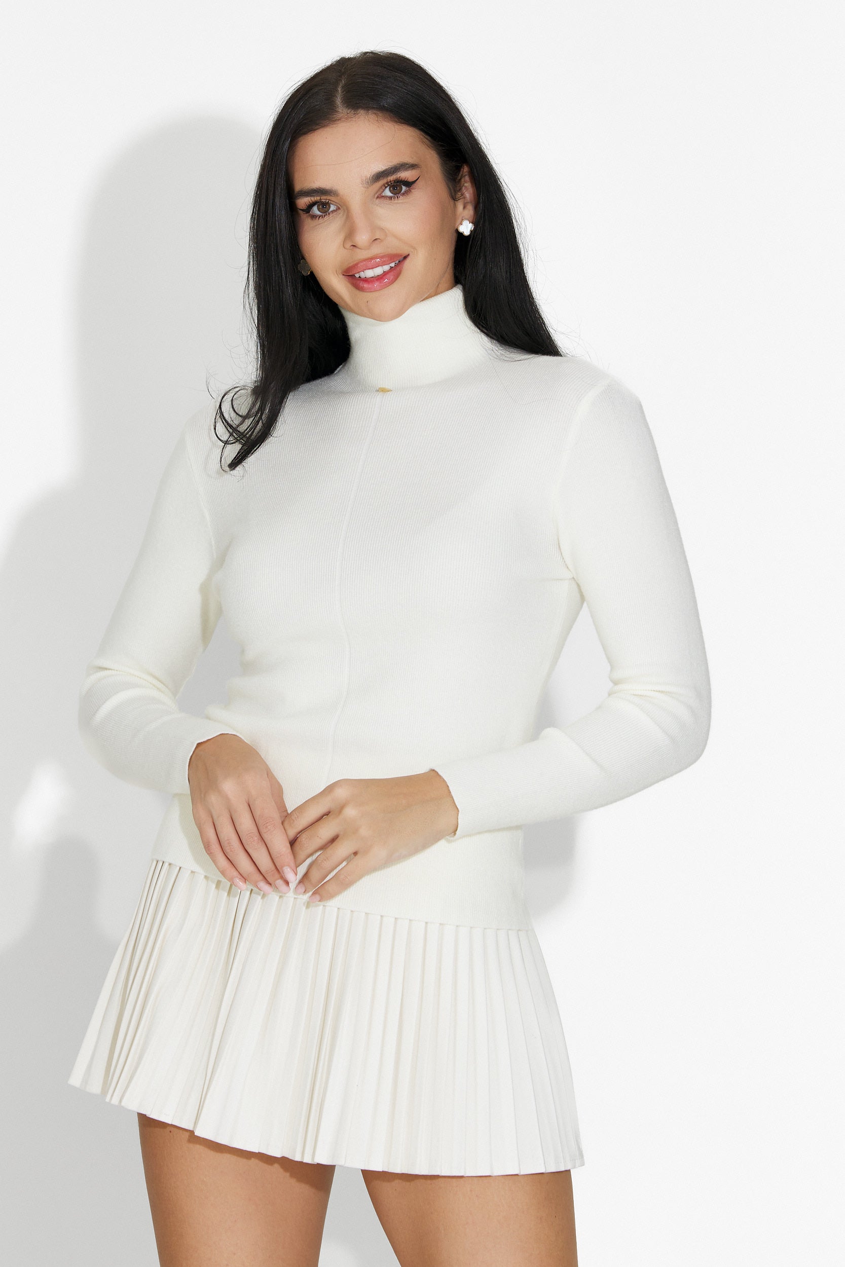 Casuale maglione beige da donna Invera Bogas