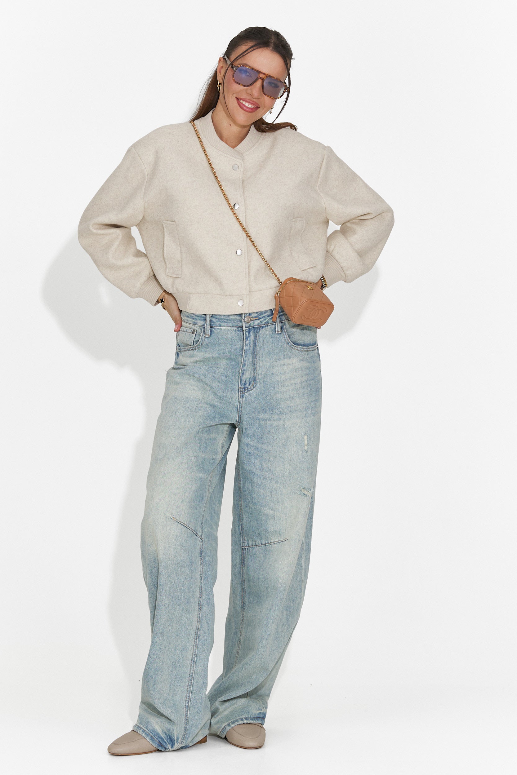 Giacca Casual Beige da Donna di Gineta Bogas