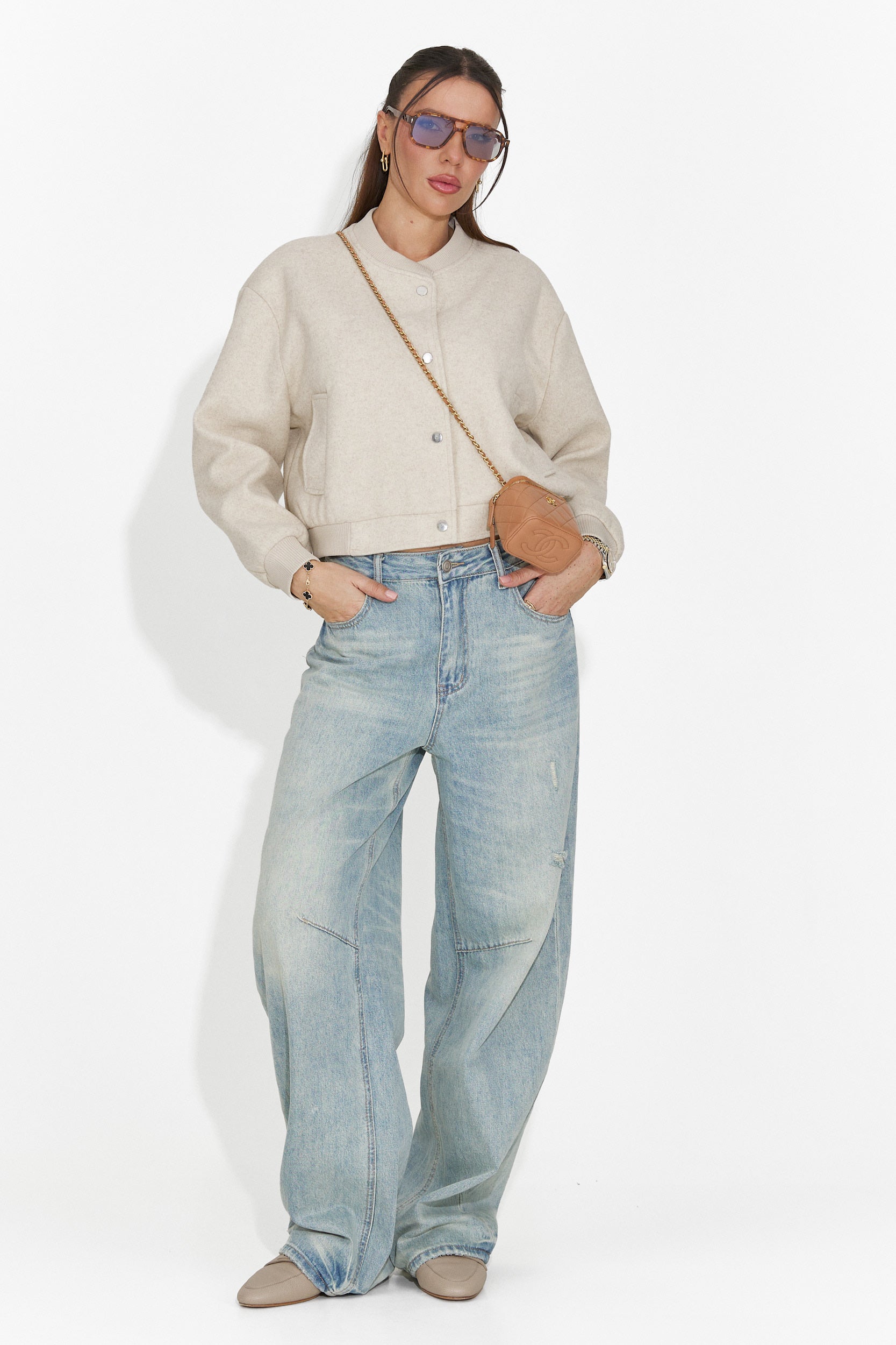 Giacca Casual Beige da Donna di Gineta Bogas
