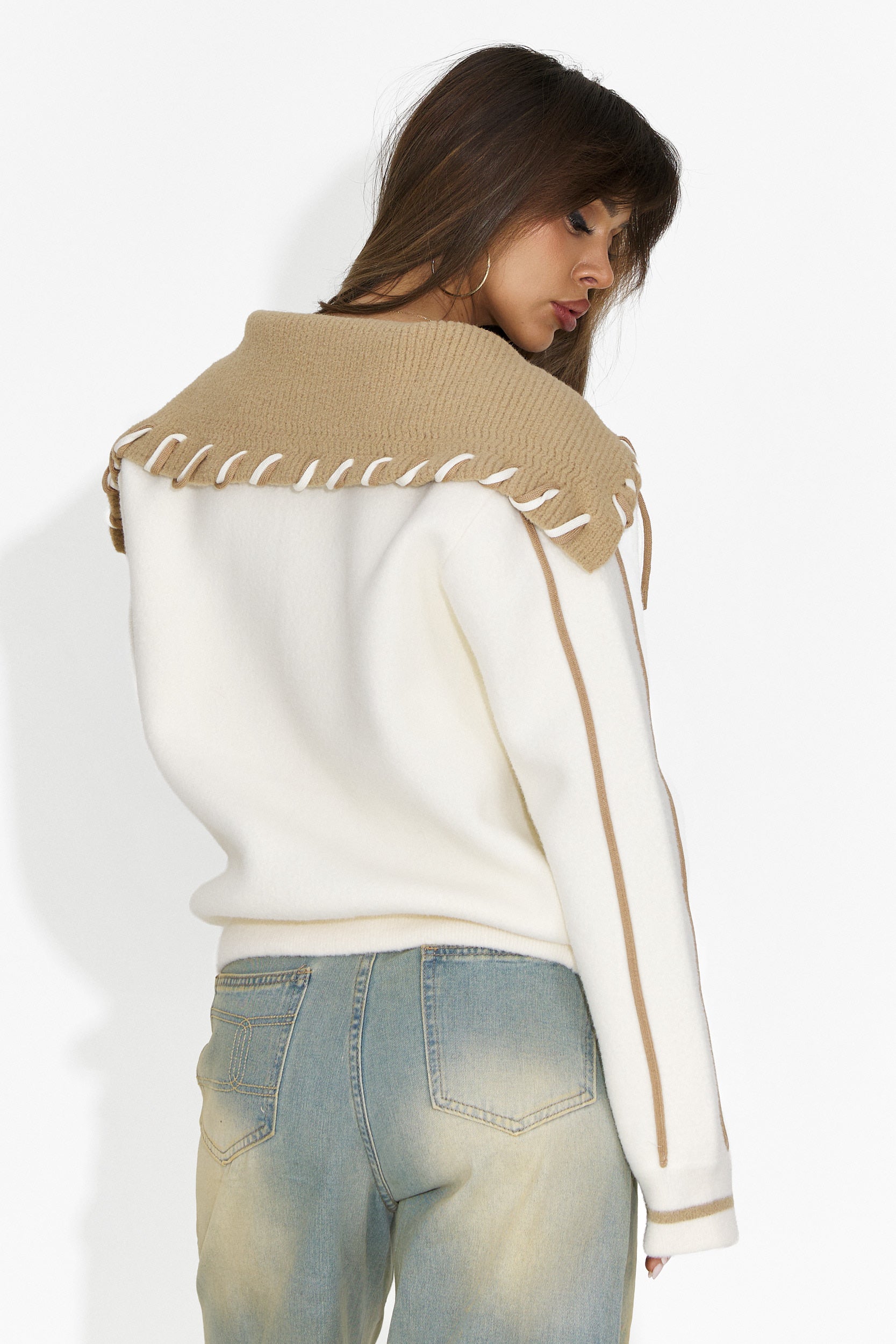 Giacca Casual Beige da Donna di Jolina Bogas