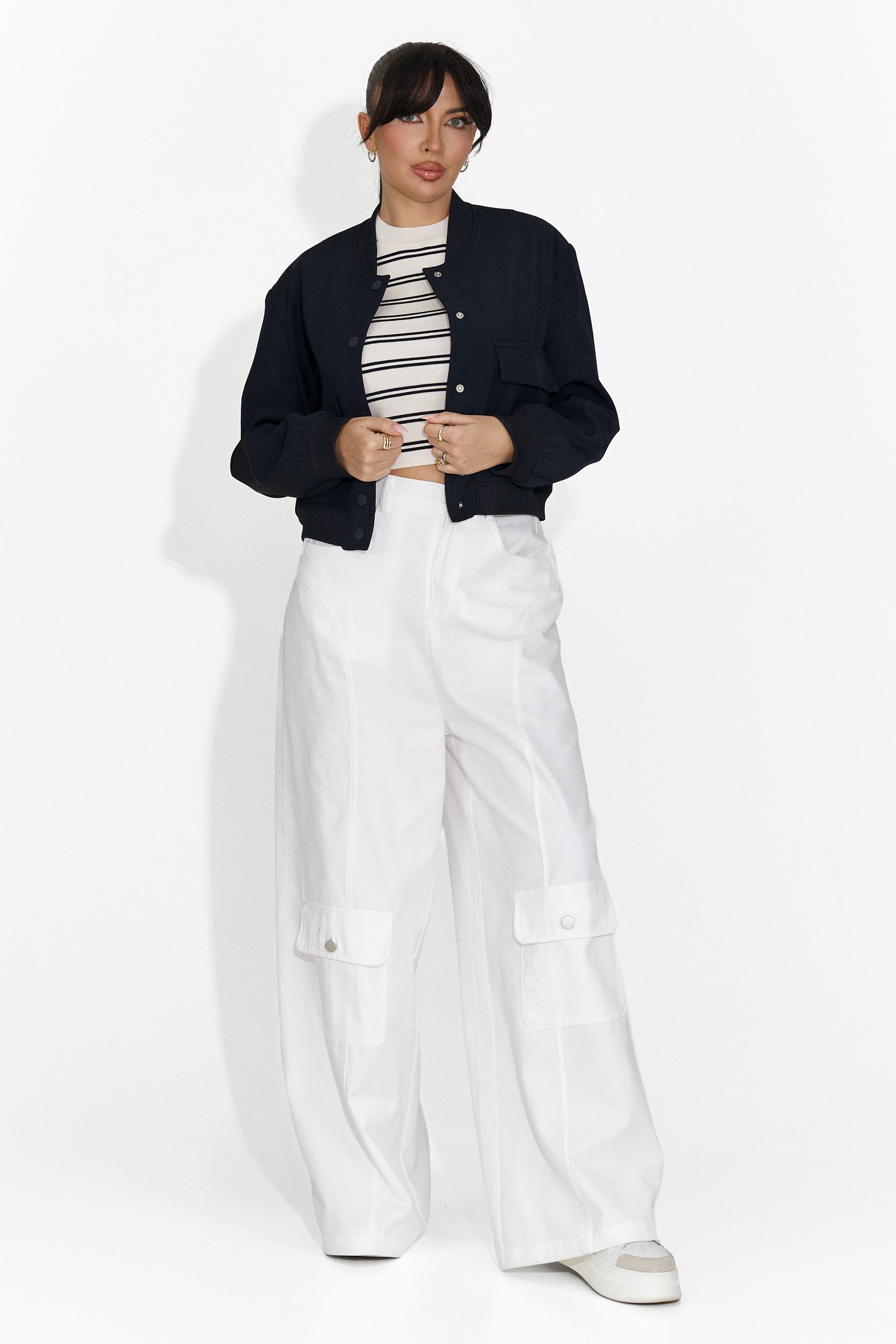 Giacca Casual Blu Navy da Donna di Cataleia Bogas