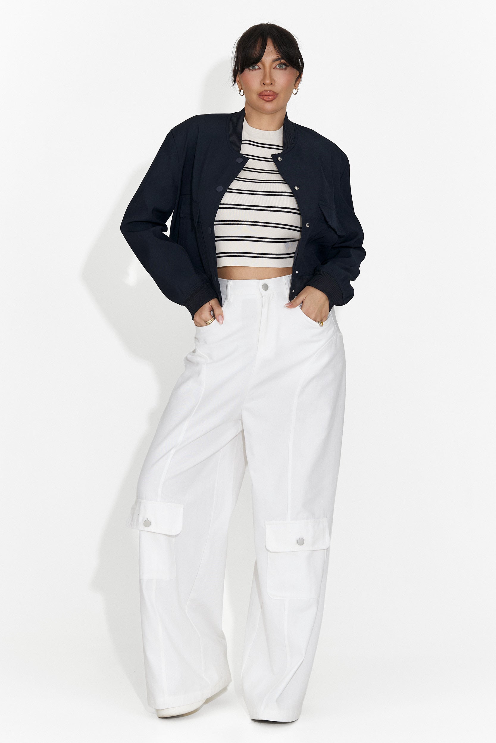 Giacca Casual Blu Navy da Donna di Cataleia Bogas