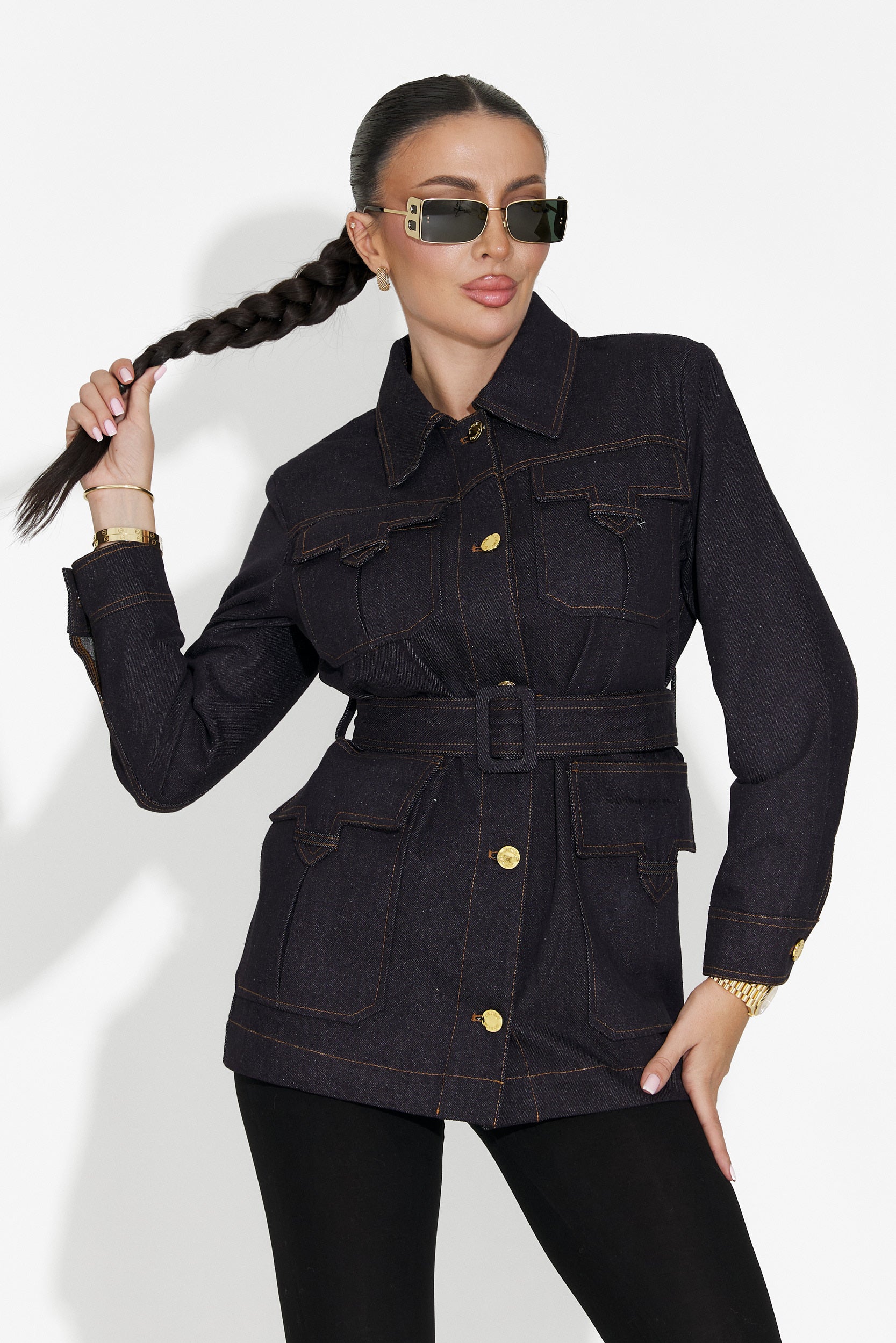 Giacca Casual Blu Navy da Donna di Nimora Bogas