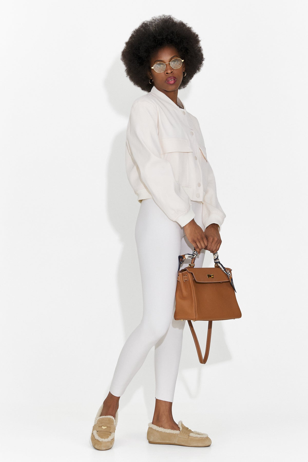 Giacca casual da donna color crema Cataleia Bogas, immagine 6 di 12
