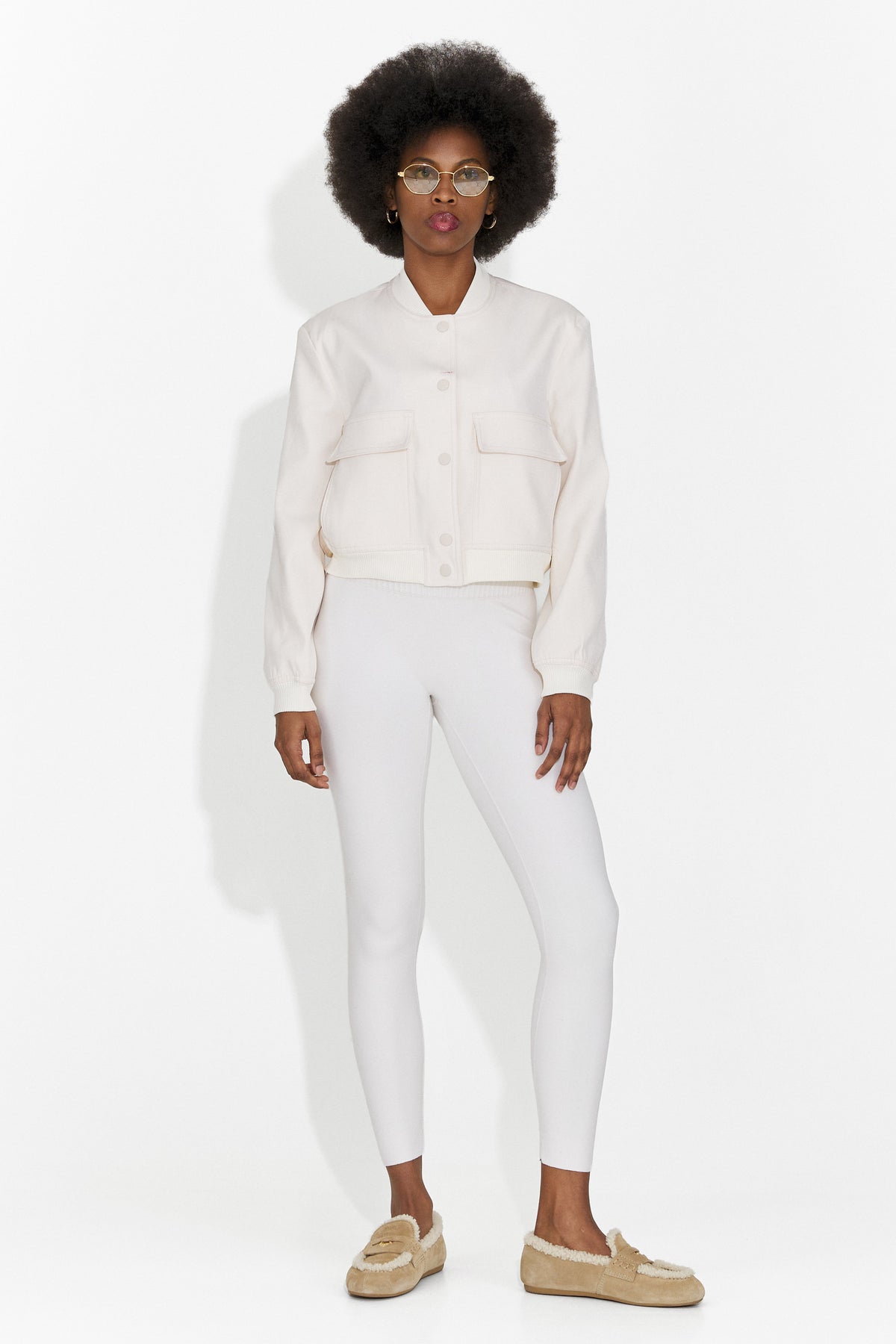 Giacca casual da donna color crema Cataleia Bogas, immagine 7 di 12