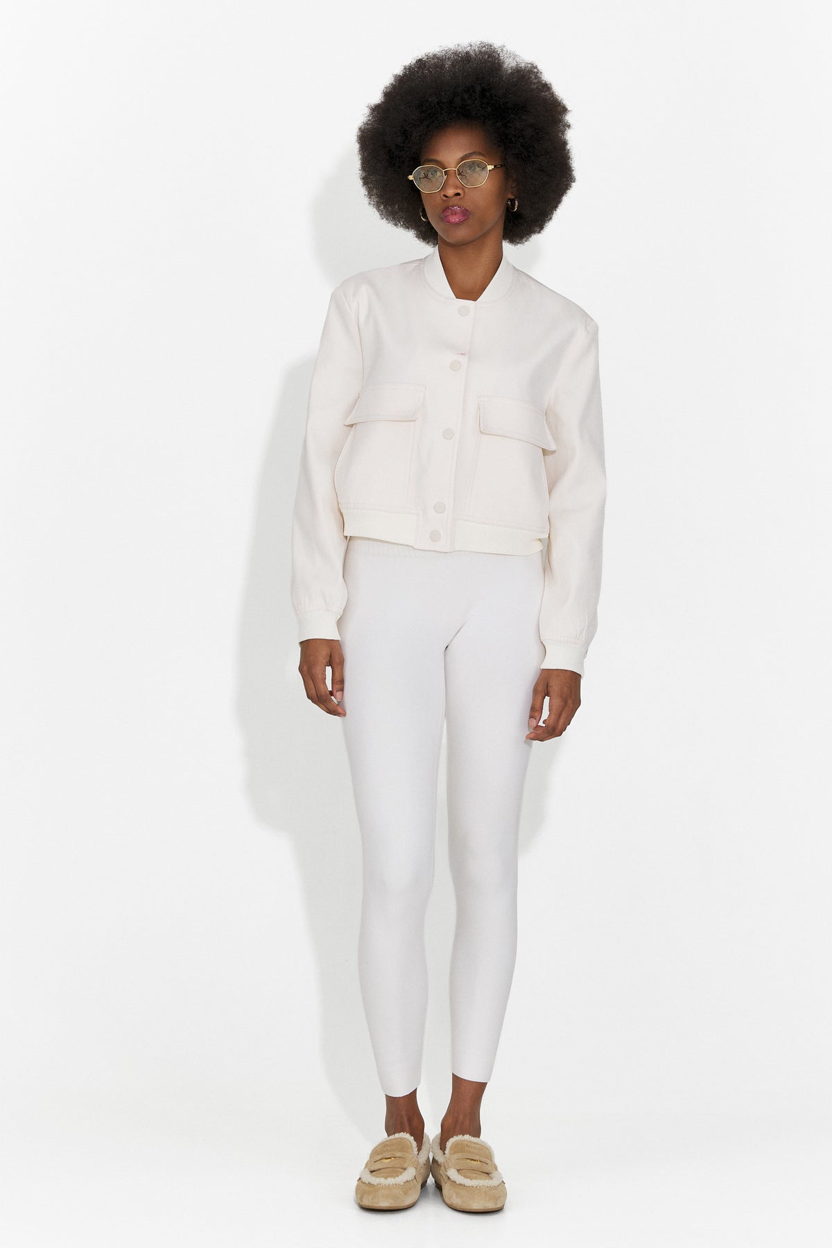 Giacca casual da donna color crema Cataleia Bogas, immagine 8 di 12