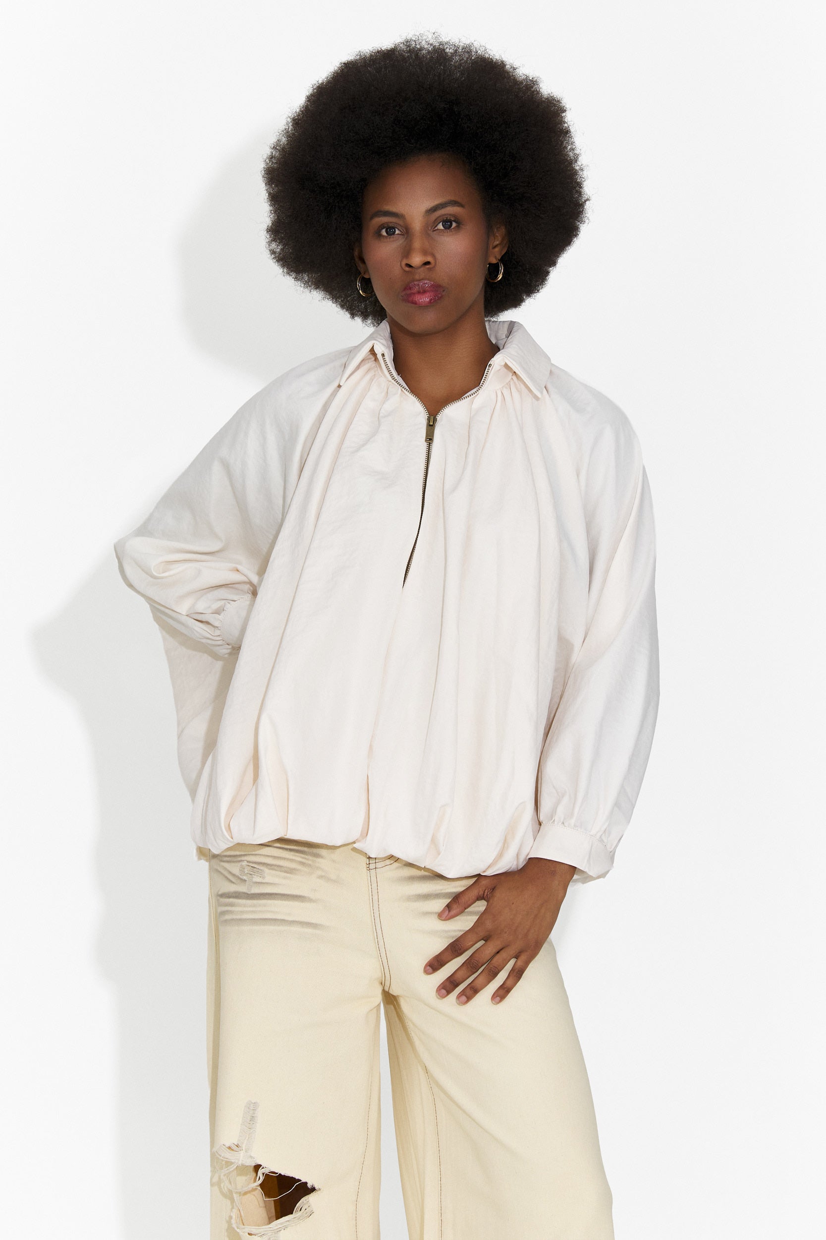 Giacca Casual da Donna in Crema Yasminia Bogas