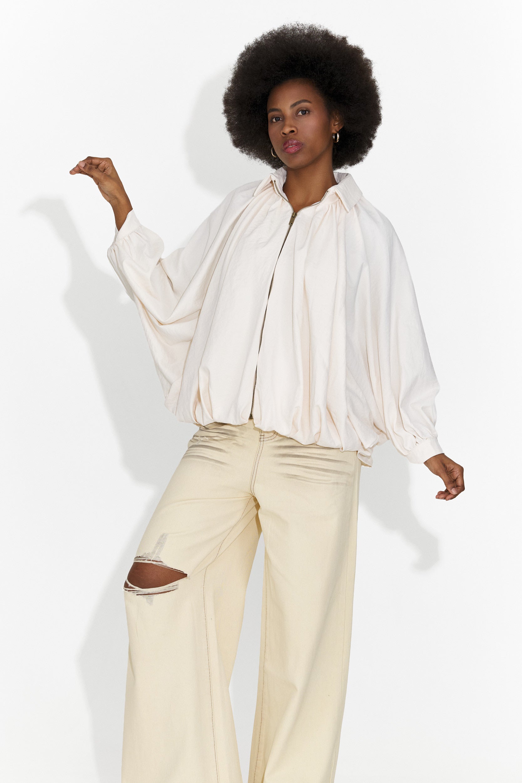 Giacca Casual da Donna in Crema Yasminia Bogas