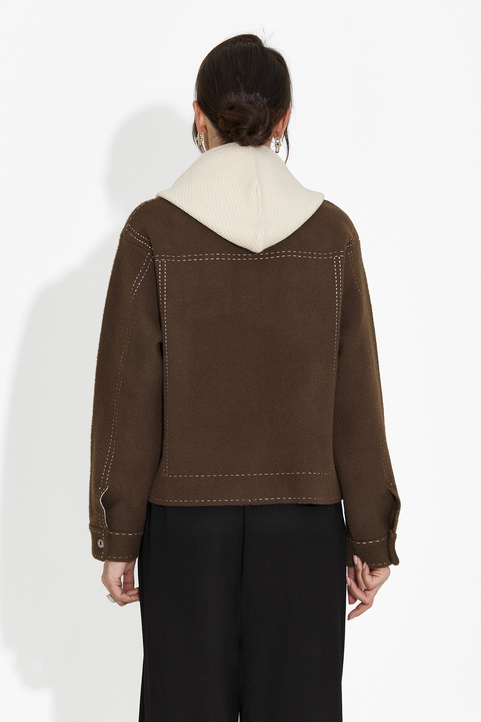 Giacca Casual Marrone da Donna di Mirtha Bogas