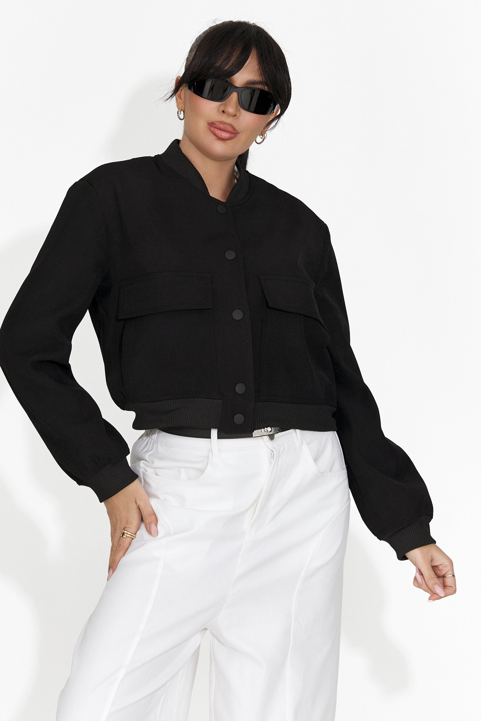 Giacca Casual Nera da Donna di Cataleia Bogas